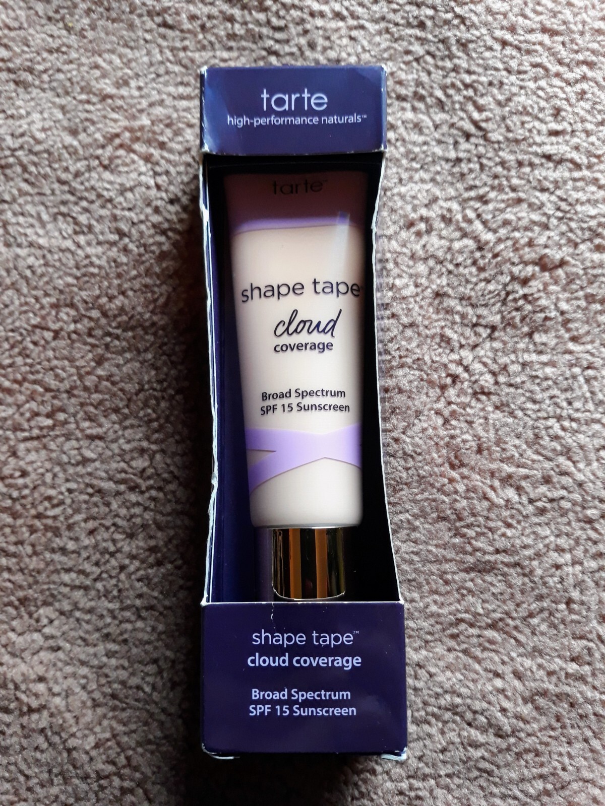 Tarte Shape Tape Cloud Coverage 12N Fair Neutral SPF 15 30 ml / 1 oz NIB