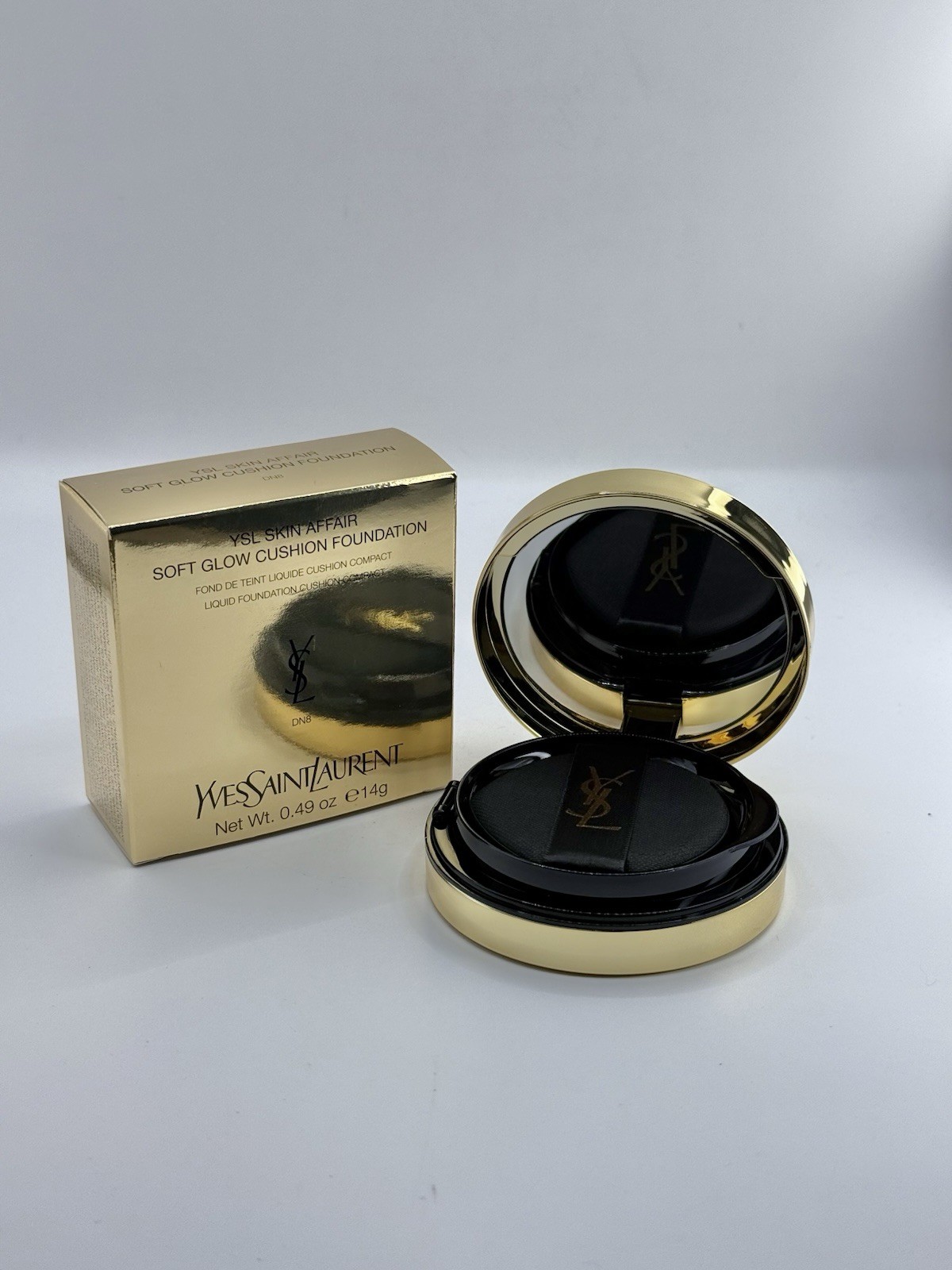 Yves Saint Laurent YSL Skin Affair Soft Glow Cushion Foundation (Dn8) 0.49 oz