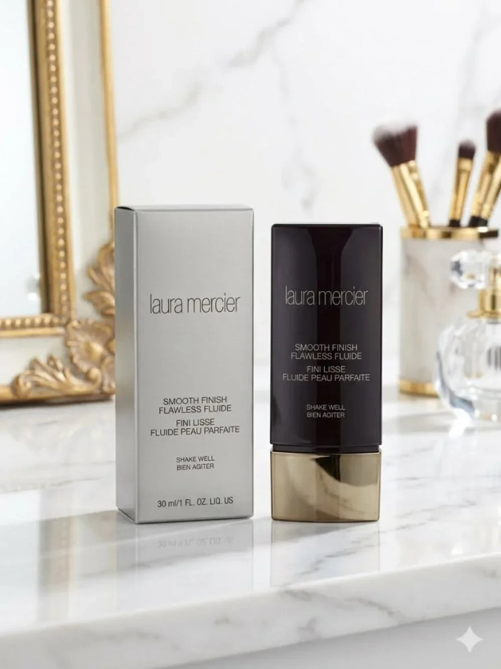 Laura Mercier Flawless Fluide Foundation Truffle 1 oz Liquid Makeup NIB Matte