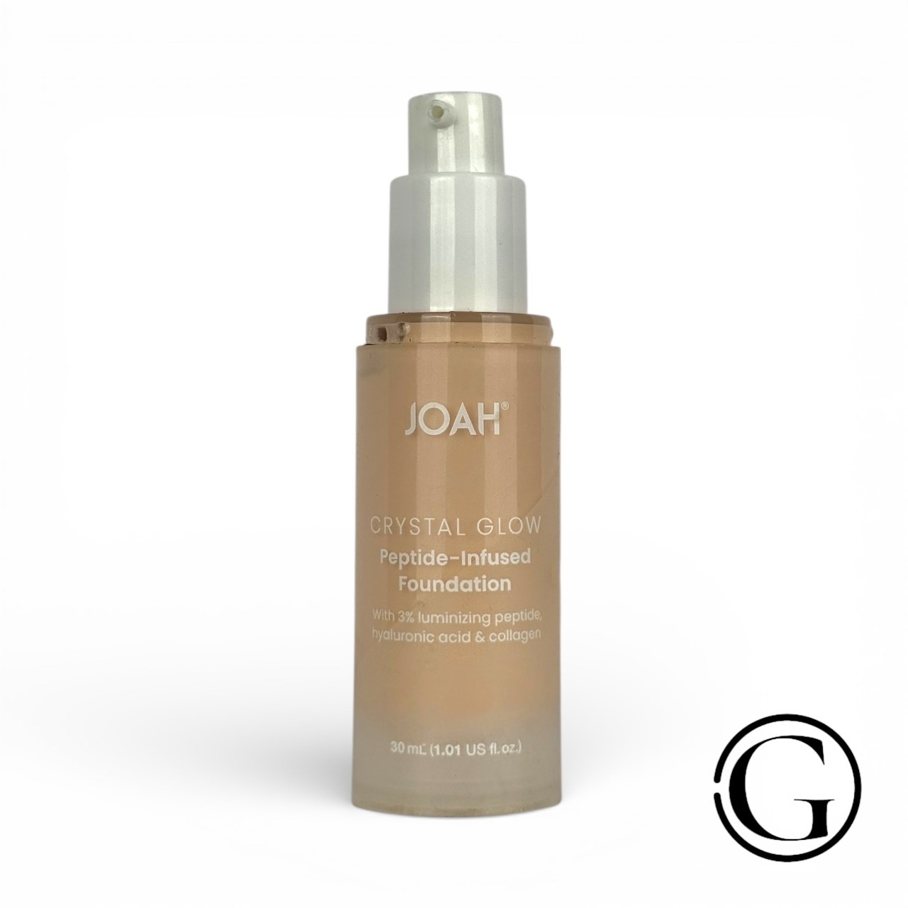Joah Foundation Crystal Glow Peptide Infused Collagen Very Fair Cool NWOB