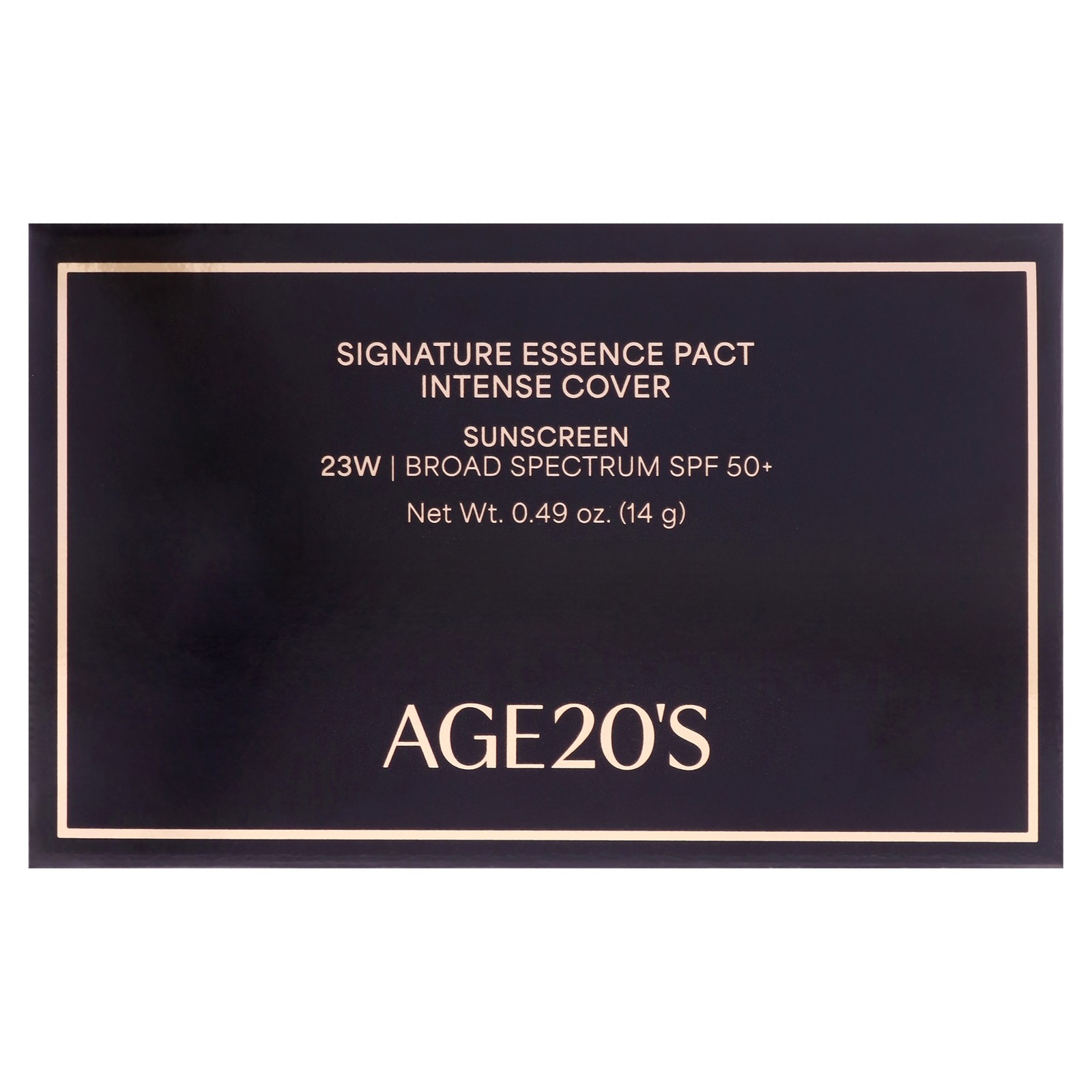 Signature Essence Pact Intense Cover SPF 50 Plus – 23W Beige by Age20s – 0.49 oz