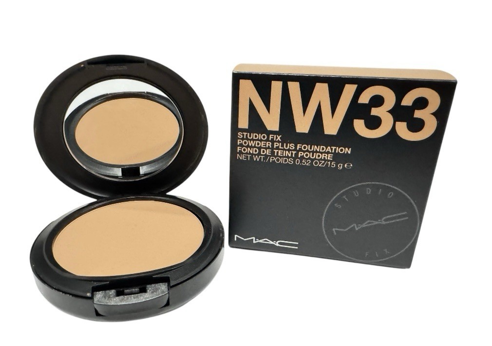 MAC Studio Fix Powder Plus Foundation NW33Full Size 0.52oz/15g New in Box