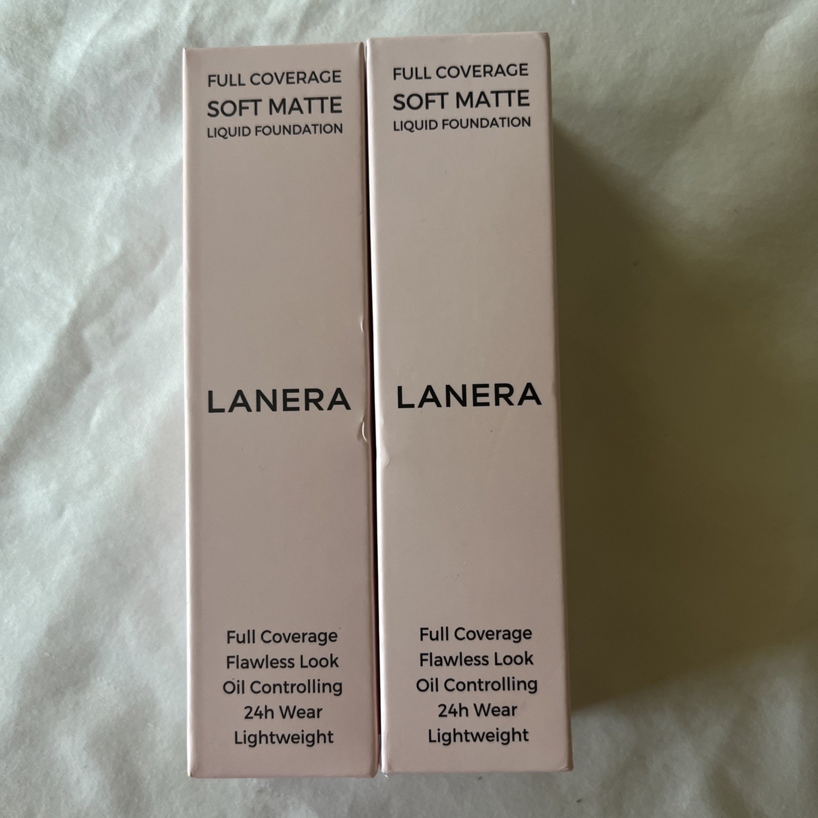 Lanera Soft Matte Liquid Foundation L2 & L3 Bundle Set – New In Box NIB Sealed