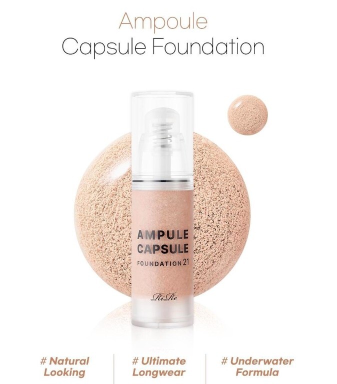 RIRE Ampoule Capsule Foundation 30ml #Natural Beige Moist Natural Cover Makeup