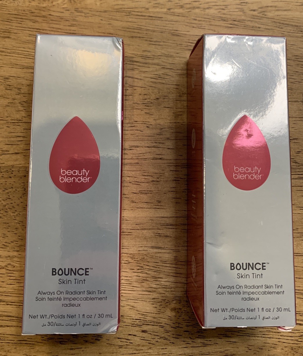 2 Pack Beautyblender Bounce 12-Hour Always on Radiant Skin Tint 30 ml-Deep 2