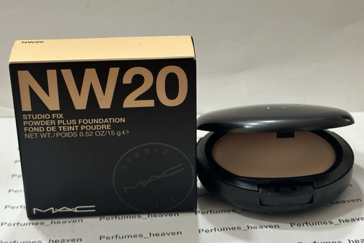 MAC NW20 Studio Fix Powder Plus Foundation Full Size 0.52oz Original Formula