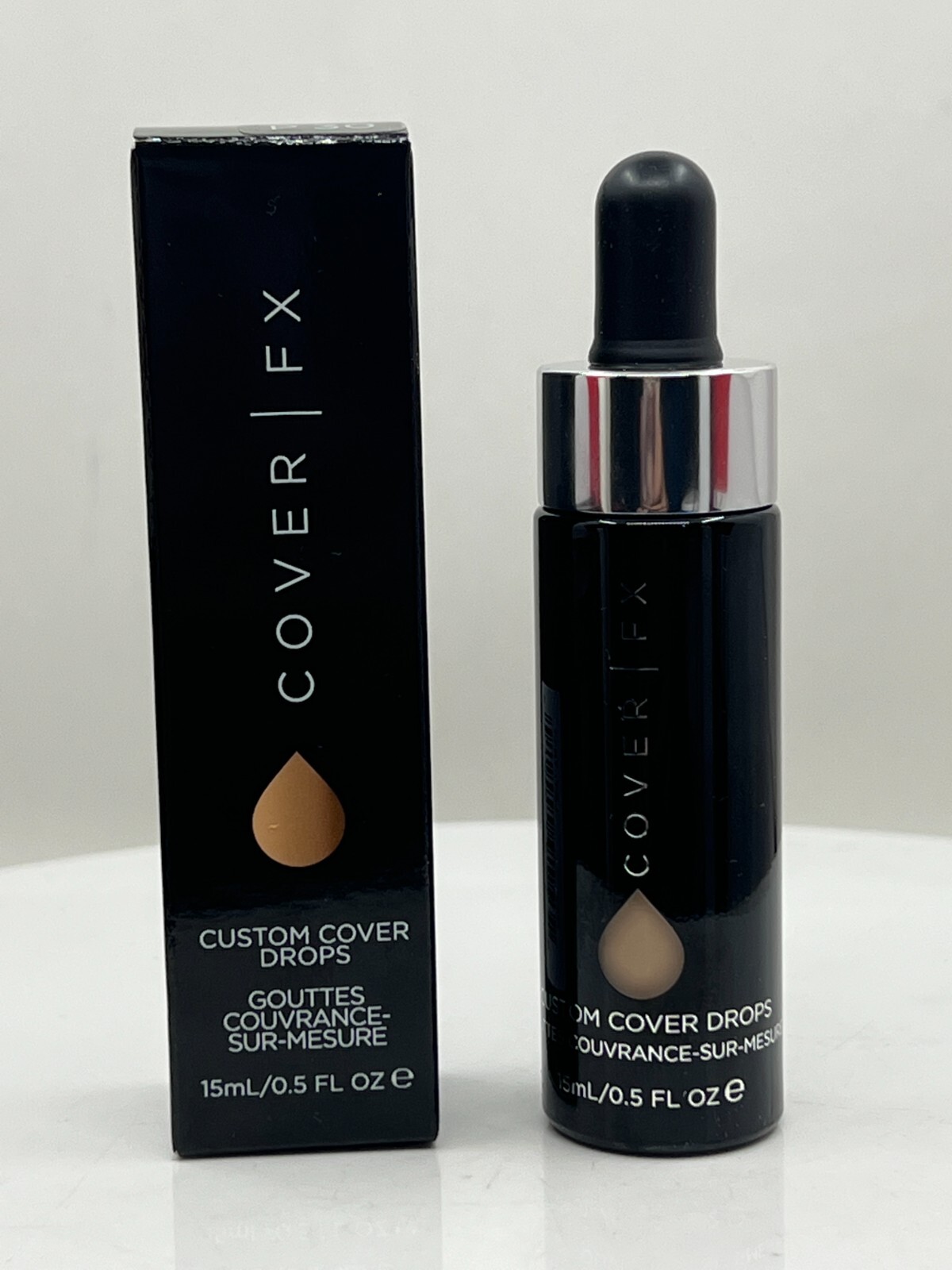 COVER FX – CUSTOM COVER DROPS – P 30 – 0.5 OZ. – FULL SIZE – NEW AND BOXED