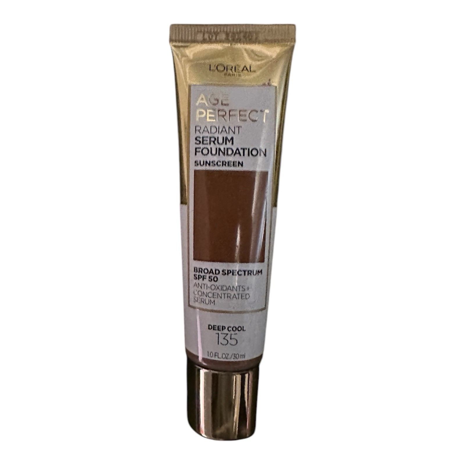 LOreal Paris Age Perfect Radiant Foundation SPF 50 # 135 Deep Cool