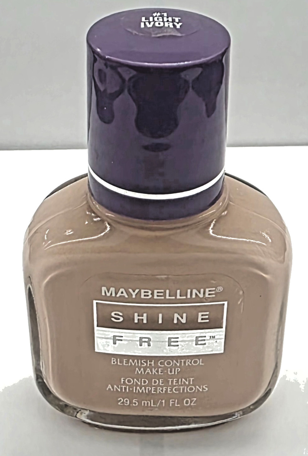 NEW Maybelline Shine Free BLEMISH CONTROL Makeup -#1 LIGHT IVORY