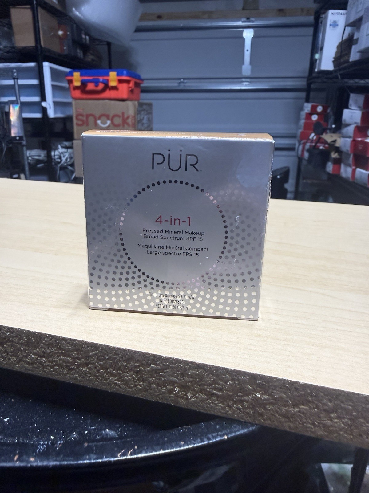 PUR 4 in 1 Pressed Mineral Makeup Foundation Powder SPF 15 Golden Dark DG3 01/26
