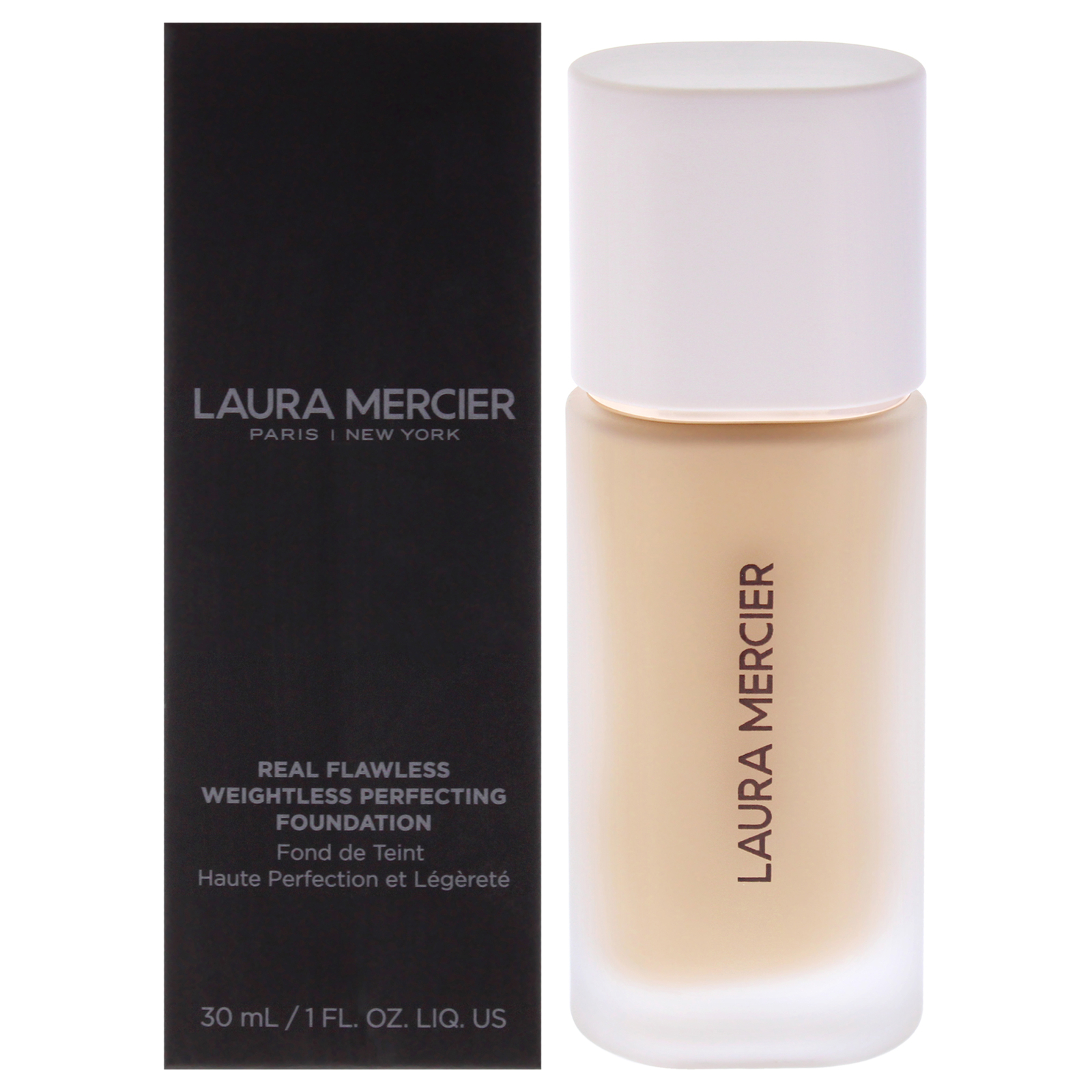Real Flawless Perfecting Foundation – 2W2 Warm Linen by Laura Mercier – 1 oz