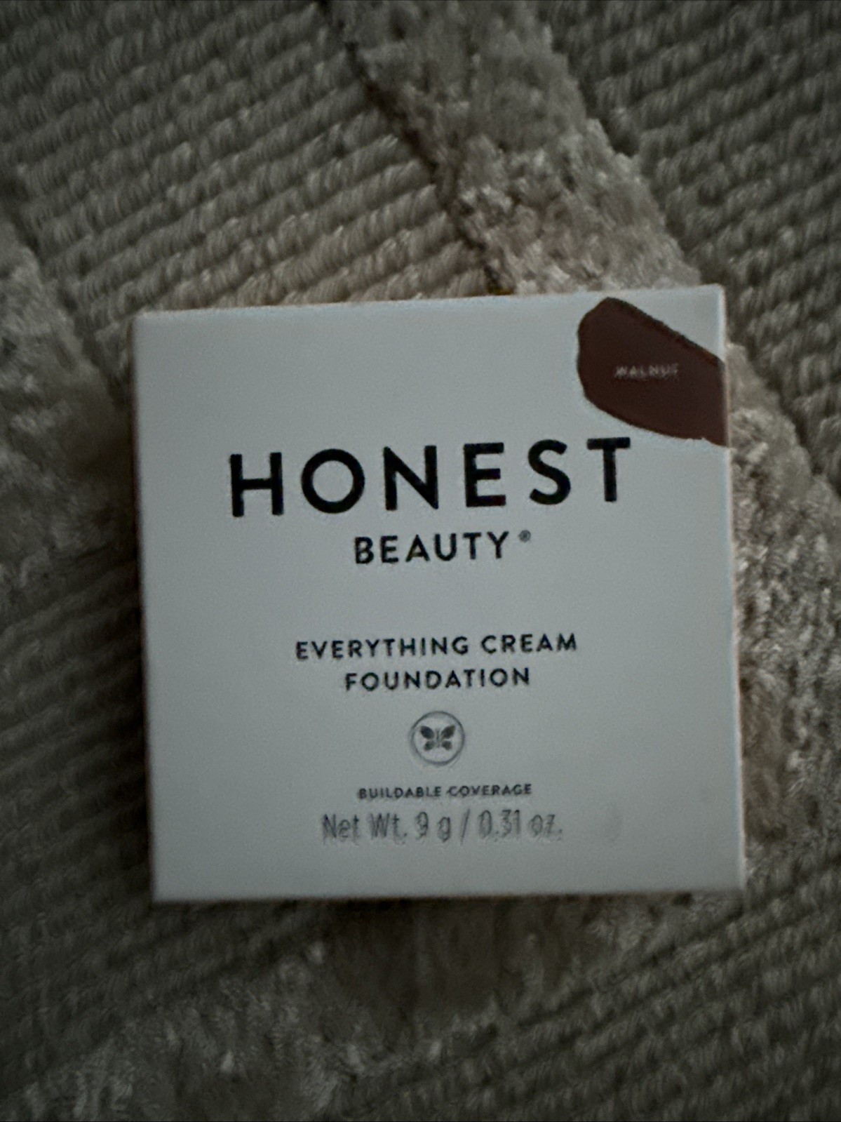 Honest Beauty Everything Cream Foundation – Walnut NIB 9g / 0.31 oz Clean Beauty
