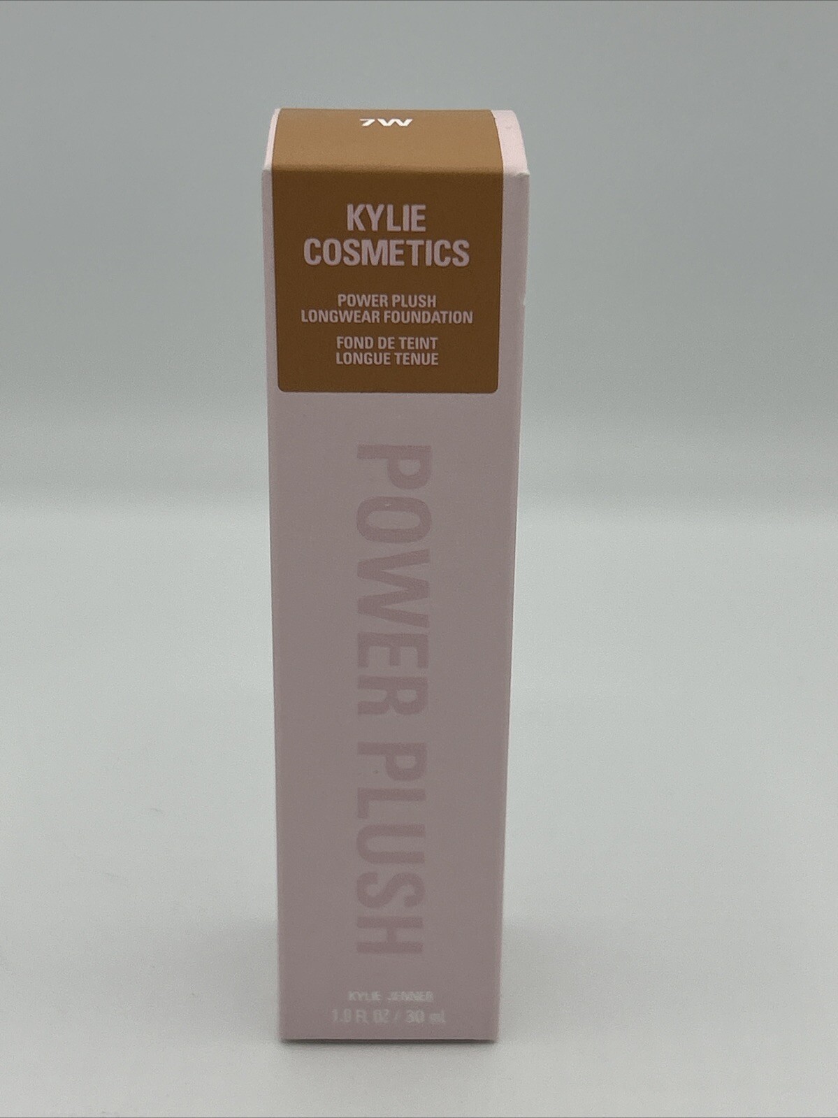 Kylie Cosmetics Power Plush Longwear Foundation 7W New In Box. 1oz/30mL