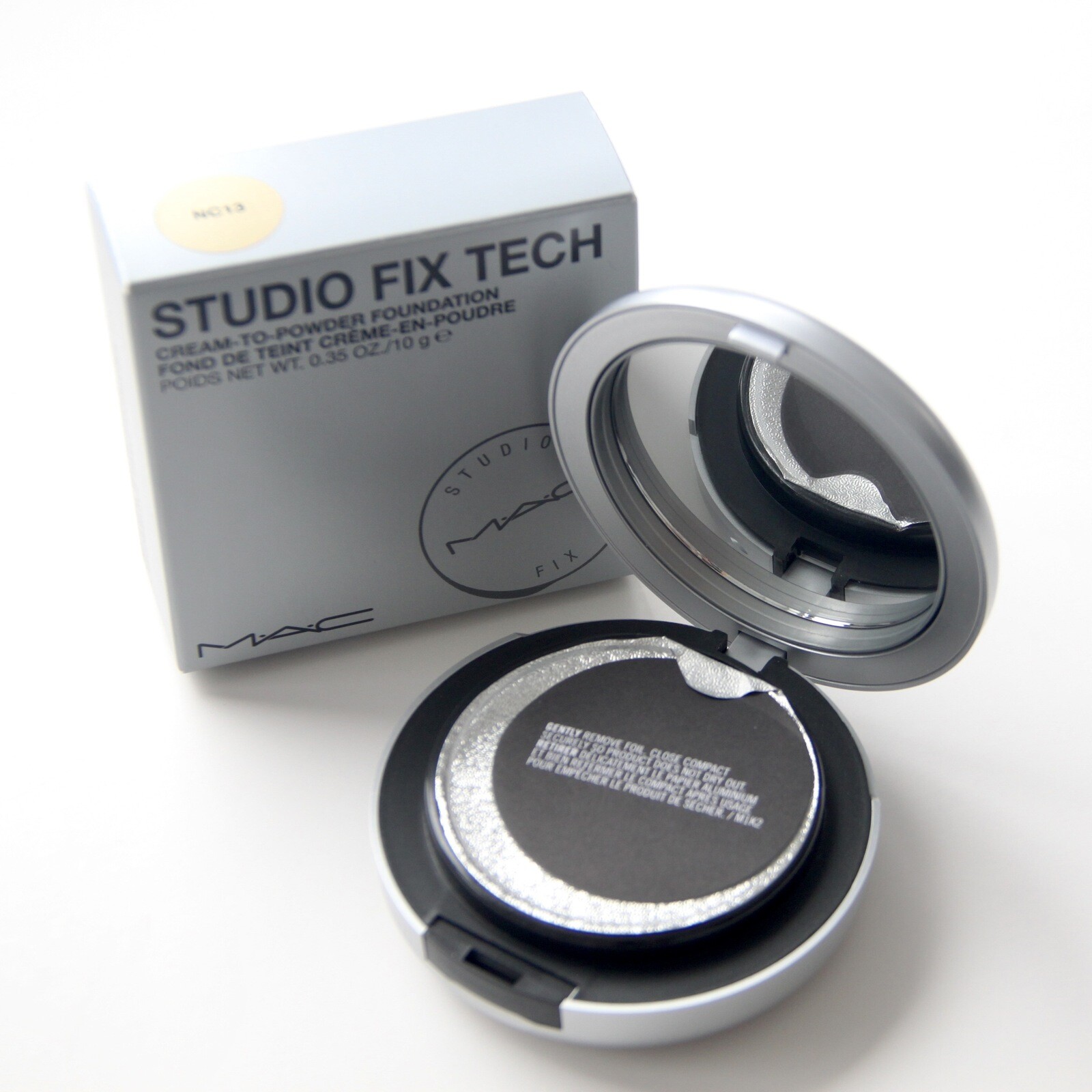 MAC Studio Fix Tech Cream-To-Powder Foundation Shade – NC13 Full Size New In Box