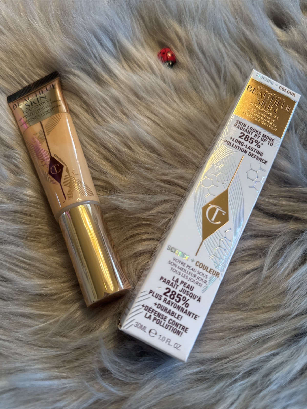 Charlotte Tilbury Beautiful Skin Liquid Foundation ~ 6 Neutral 1 oz New in Box