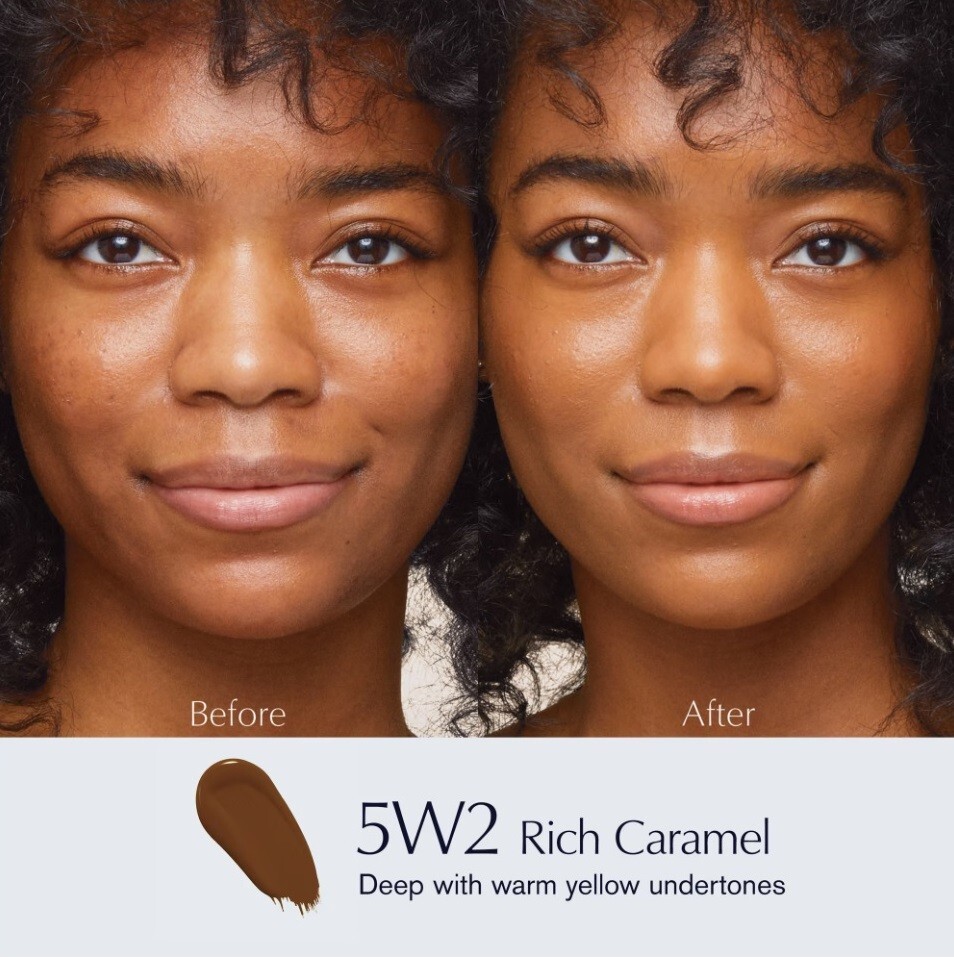 Estee Lauder Double Wear Sheer Long-Wear Foundation SPF 19, 5W2 Rich Caramel