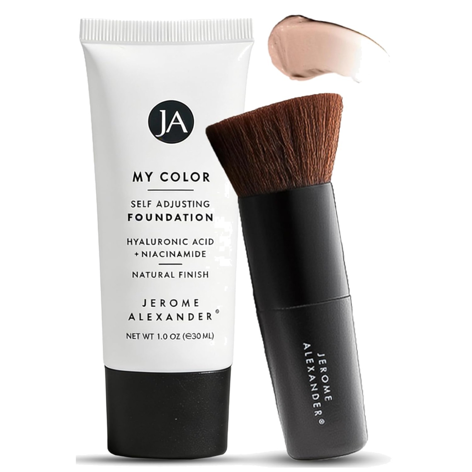 White-to-Skin Tone Foundation, Hyaluronic Acid Formula