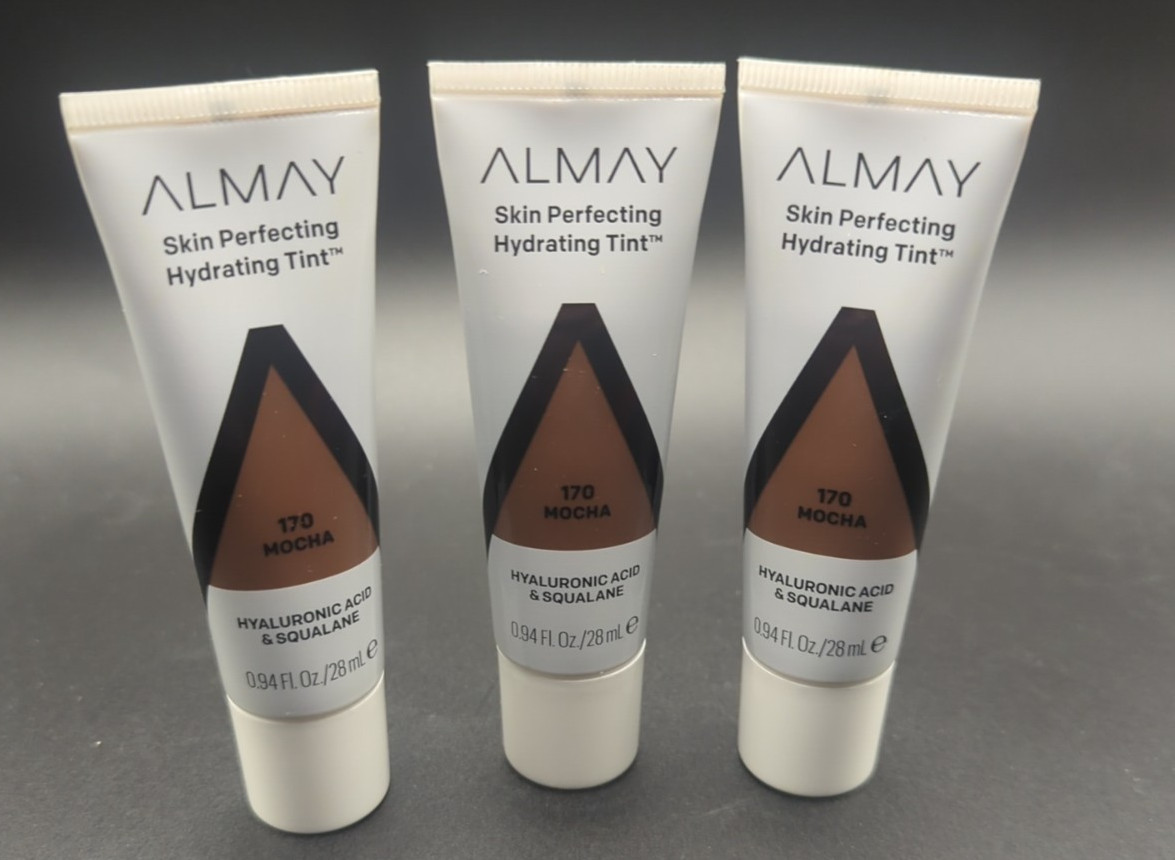 (3) Almay Skin Perfecting Hydrating Tint 0.94 fl oz Each 170 – Mocha