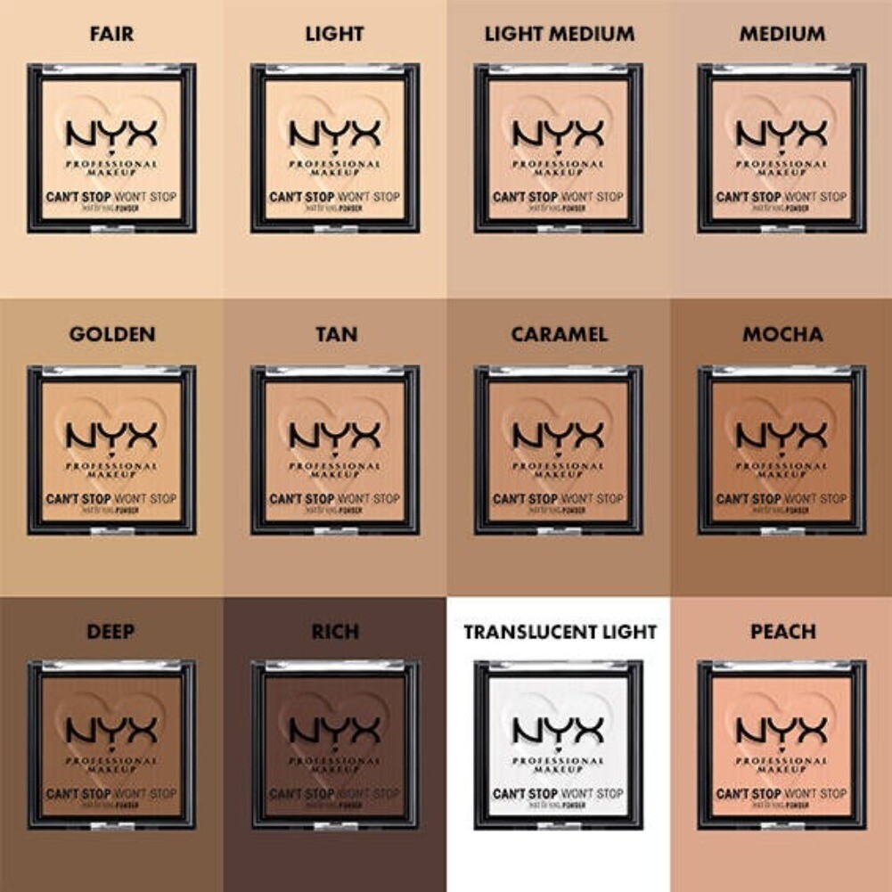 NYX PROFESSIONAL MAKEUP Can’t Stop Won’t Stop Mattifying Pressed Powder