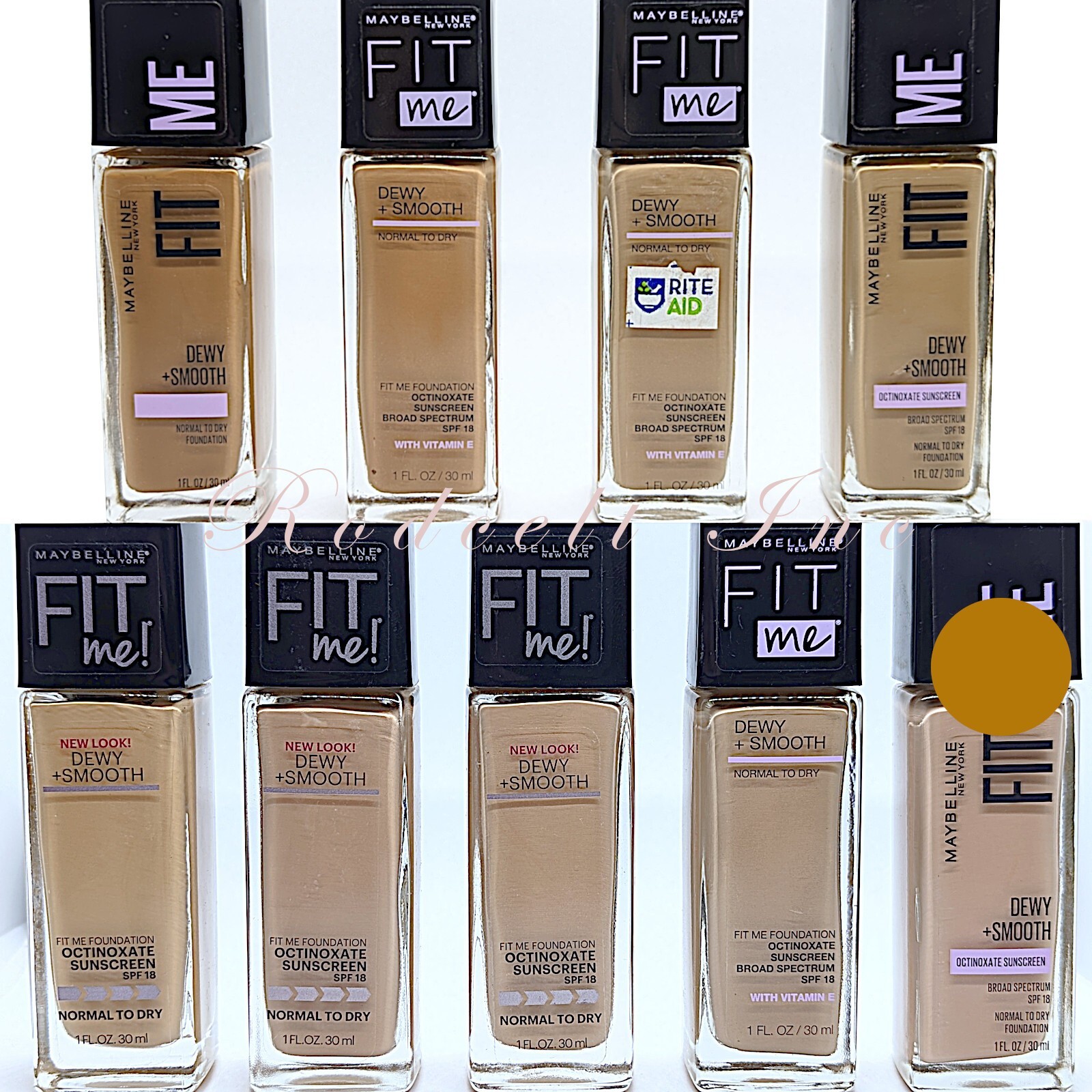 Maybelline FIT ME Dewy + Smooth Foundation Normal To Dry ~YOU PICK~
