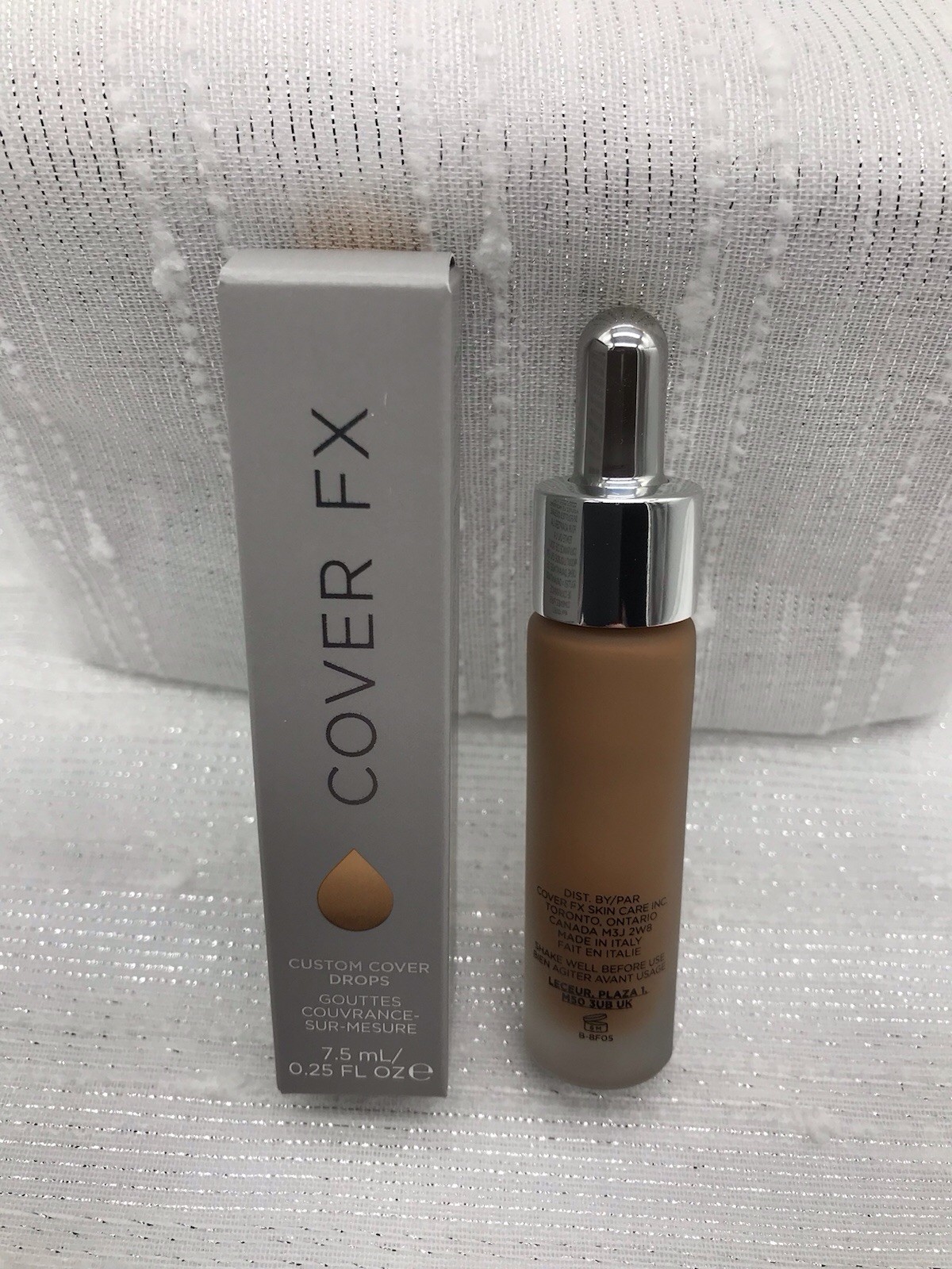 Cover FX Custom Cover Drops ~ G Deep 2 ~ 7.5 ml / 0.25 oz ~ Made in Italy NEW
