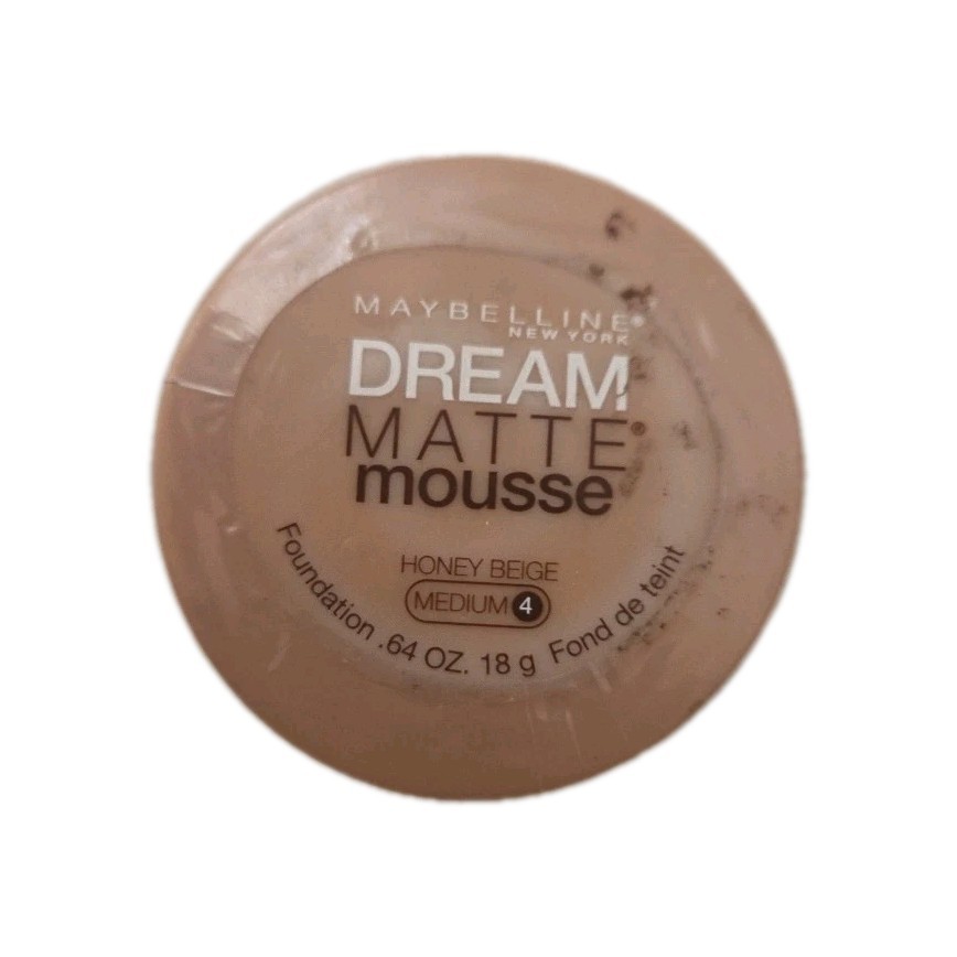 Maybelline New York Dream Matte Mousse Honey Beige Medium 4 Foundation NEW