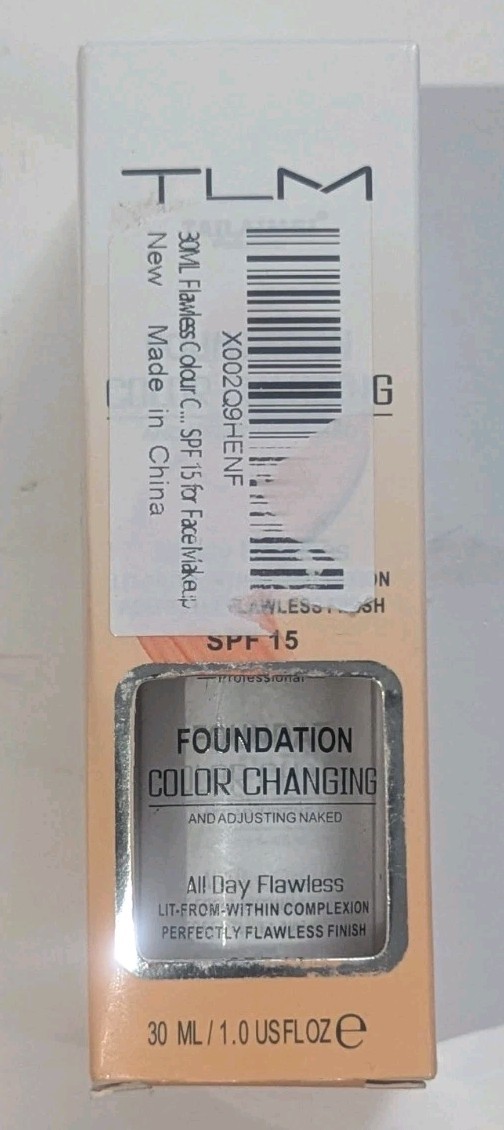 TLM Tailaimei Foundation Color Changing Adjusting Naked SPF 15 All Day Flawless