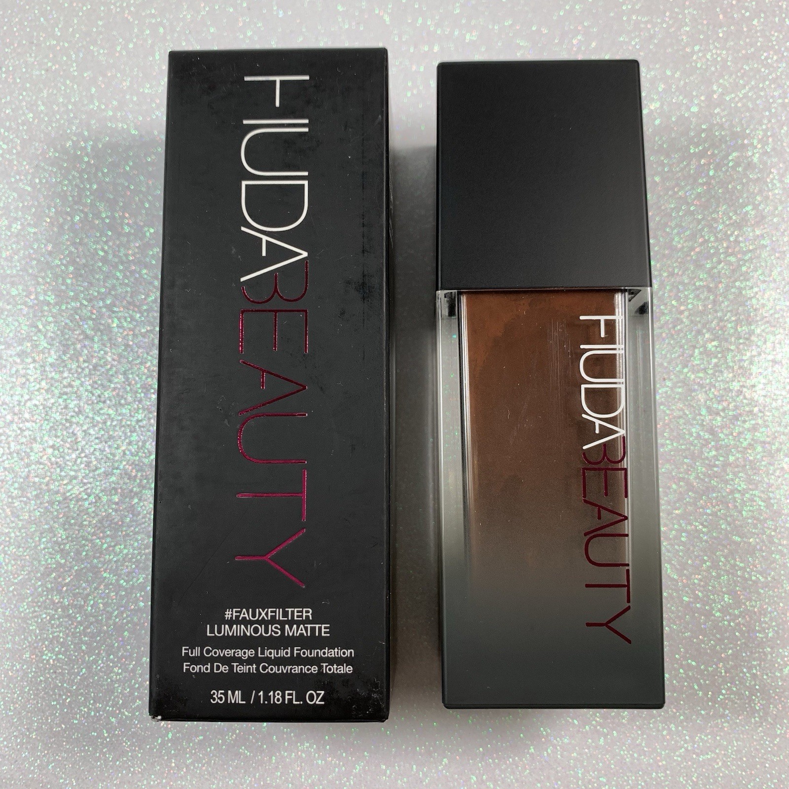 Huda Beauty FauxFilter Luminous Matte Liquid Foundation Lava Cake 590R BNIB