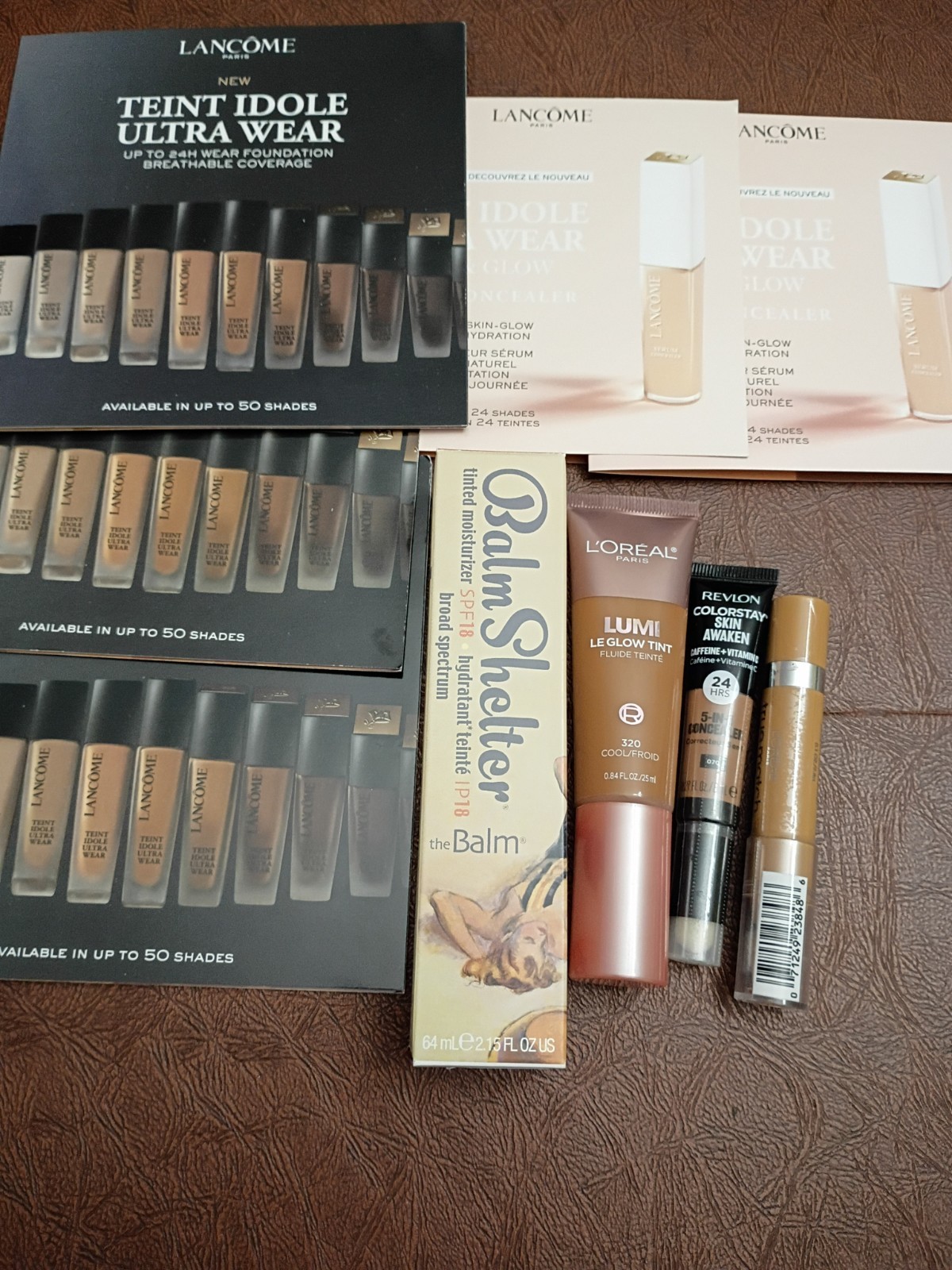 Makeup Bundle Balm Shelter After Dark Tinted Moisturizer L’Oreal and Lancome New
