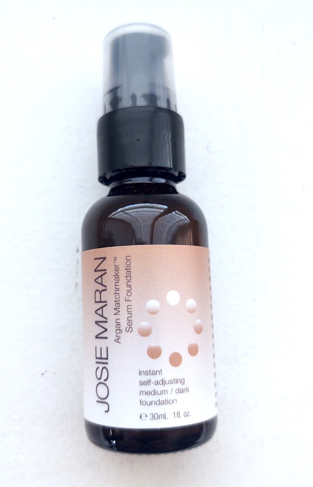 JOSIE MARAN Argan Matchmaker Serum Adjusting Foundation MEDIUM / DARK 1oz