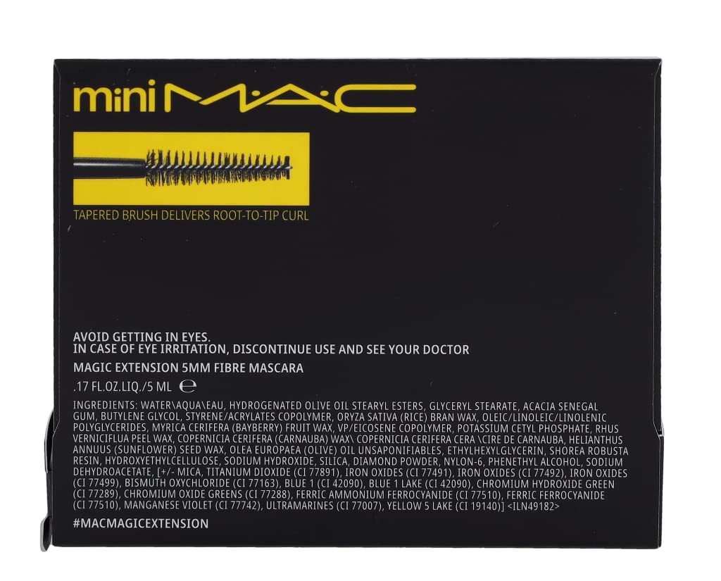 Mac Mini Magic Extension 5Mm Fibre Mascara Extensive Black 0.17 Fl Oz