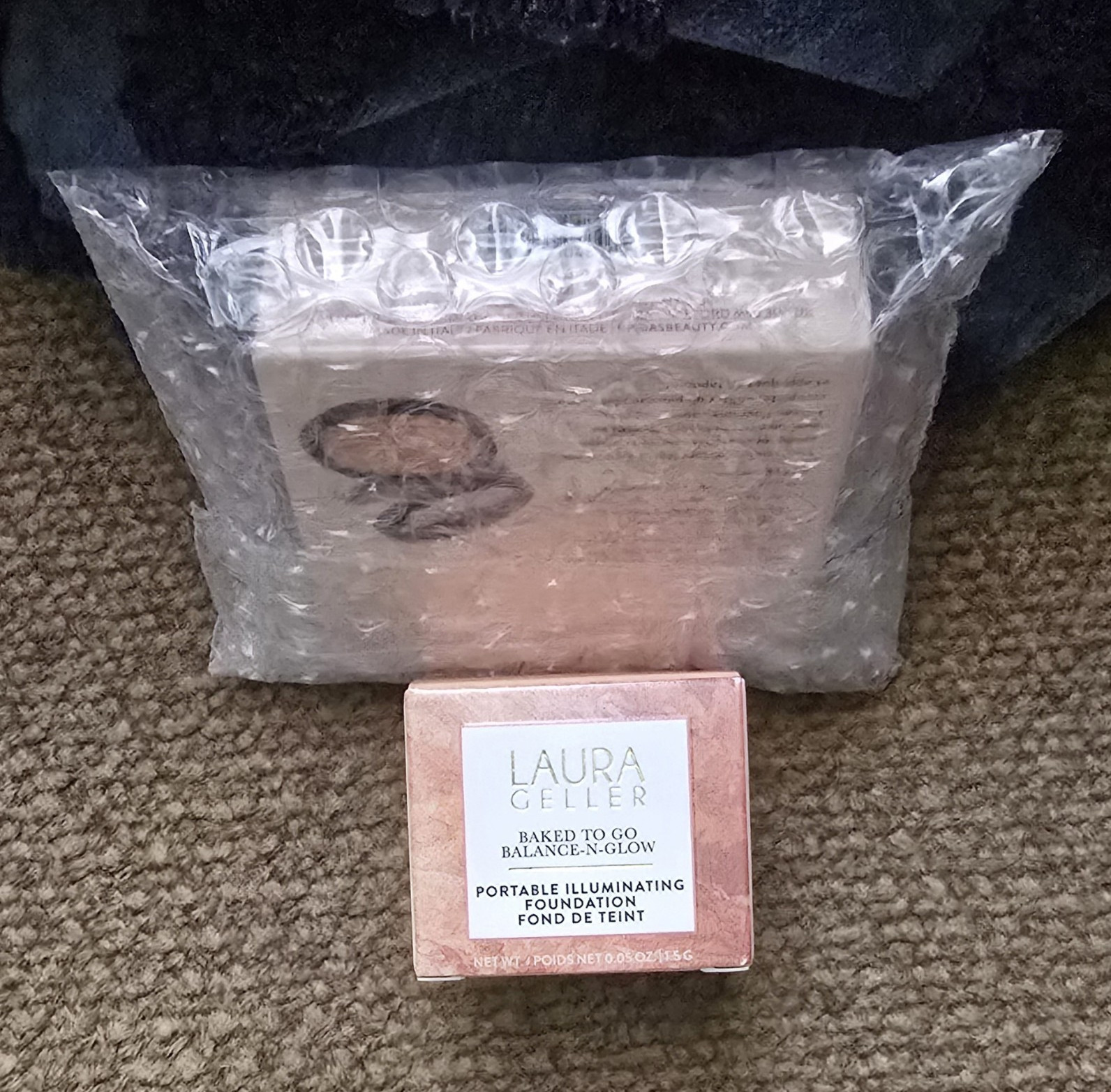 Laura Geller Baked Balance-n-Glow Home AND Away SET of 2. Color LIGHT Shade. NIB