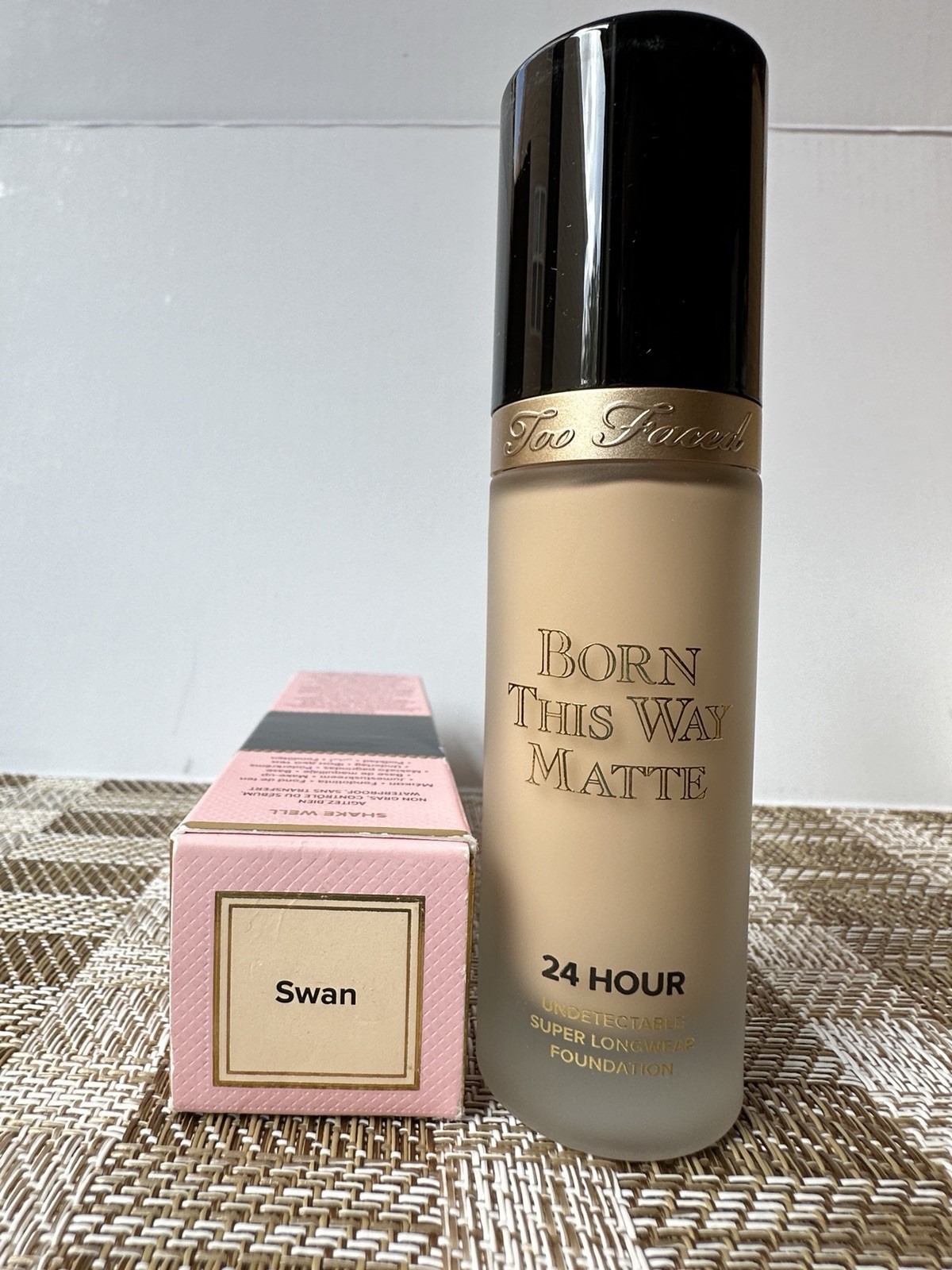 Too Faced Born This Way Undetectable Super Longwear Foundation -SWAN 1oz NWB