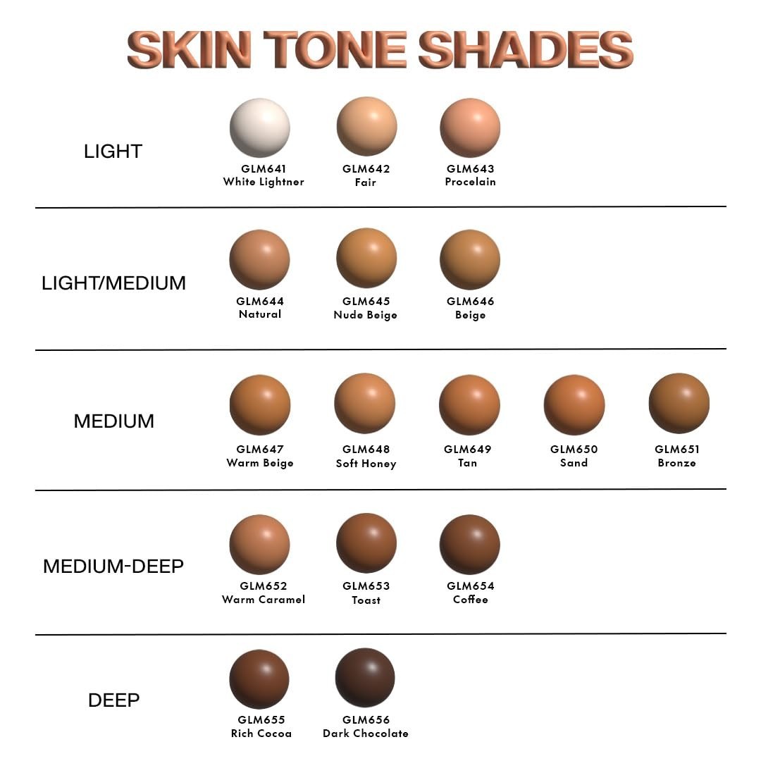 Flawless Glow Pro Coverage Foundation, Nude Beige, 0.95 Fl Oz – All Skin Types