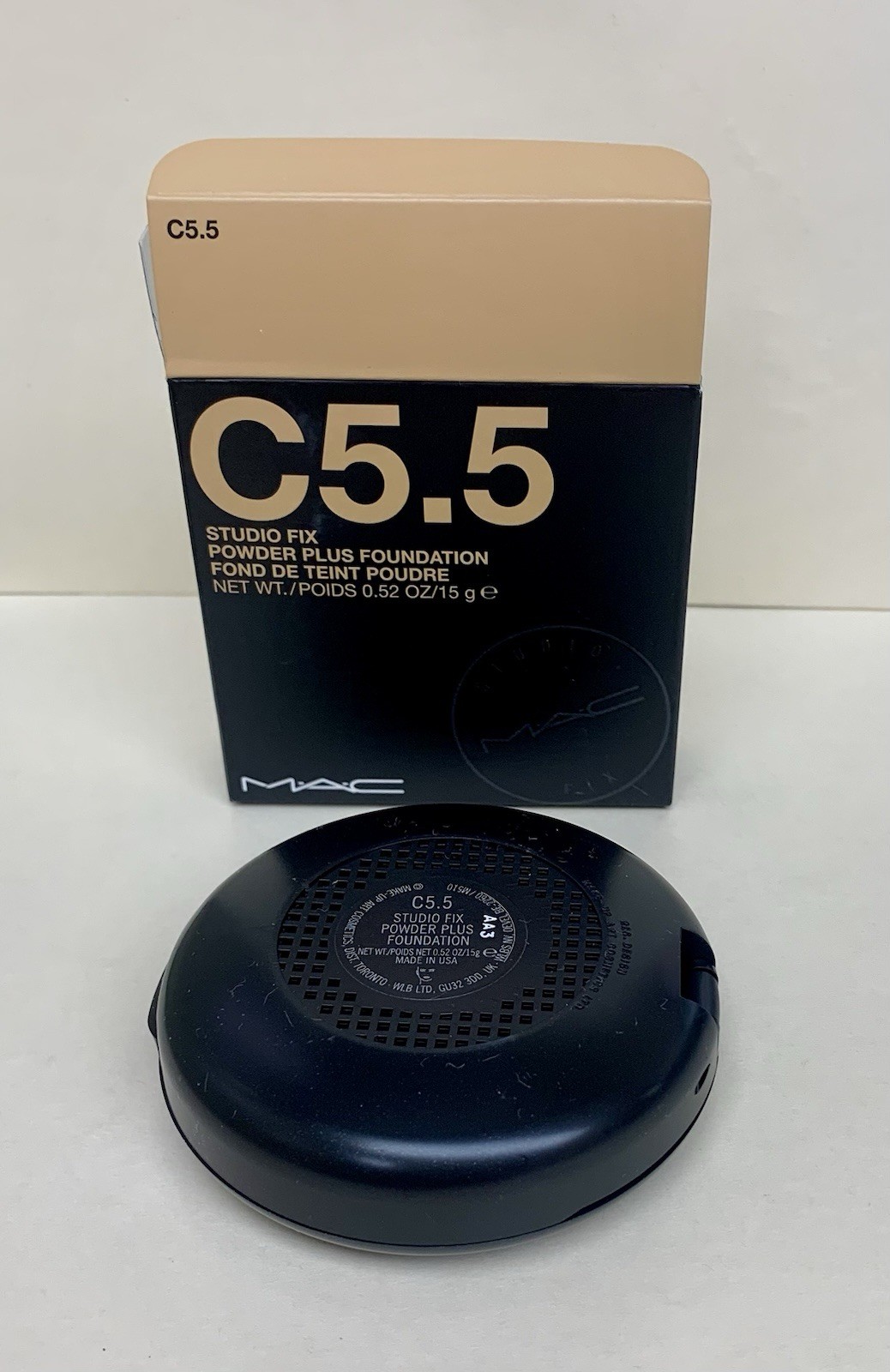 MAC Studio Fix Powder Plus Foundation C5.5 -0.53 oz/ 15g New In Box
