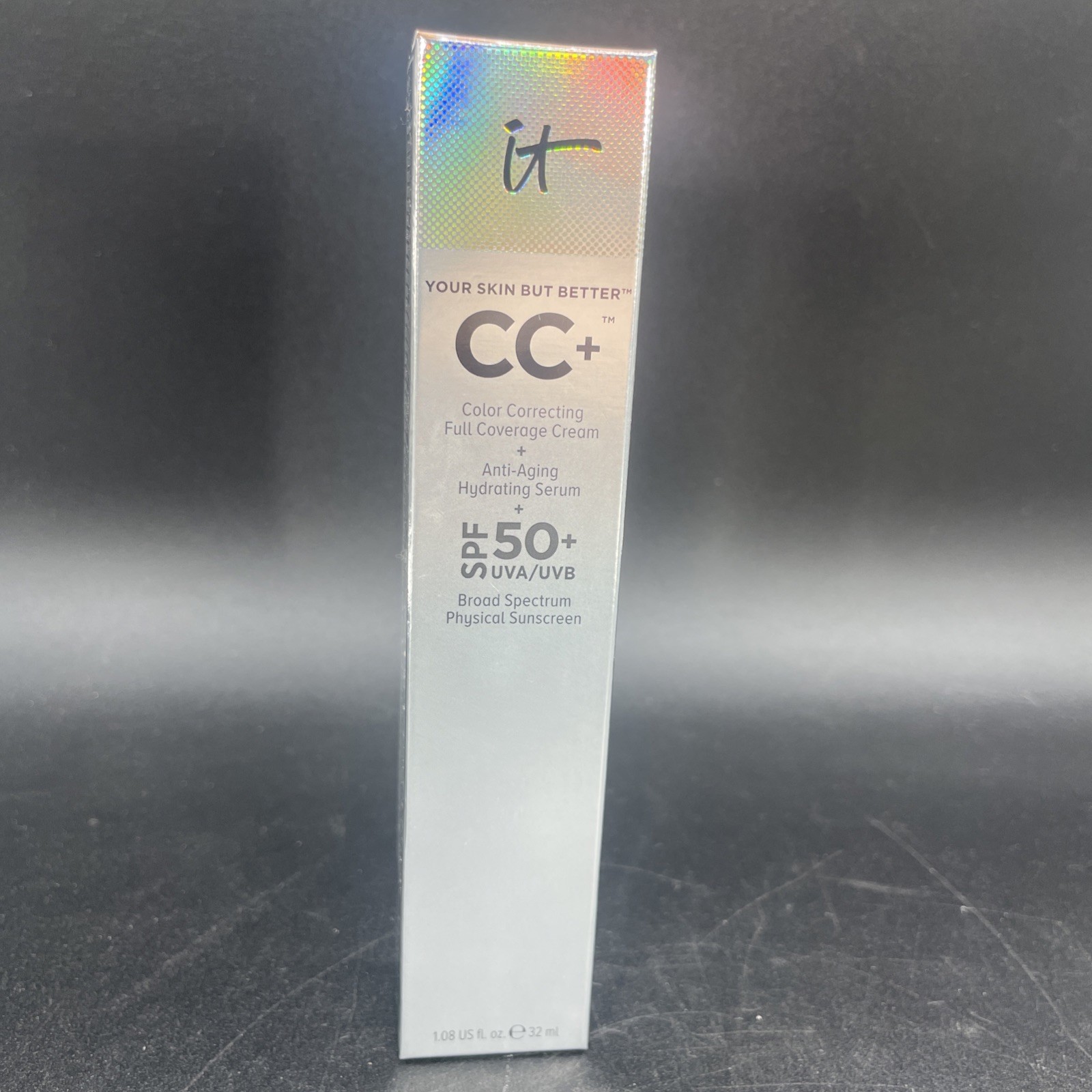 NIB~ It Cosmetics CC+ Color Correcting Full Coverage Foundation Serum MEDIUM