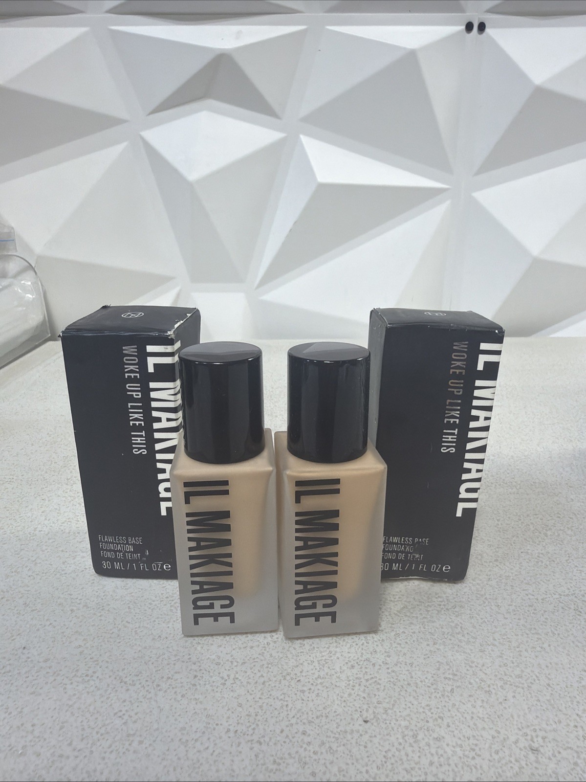 IL MAKIAG E Woke Up Like This Foundation CL 060 Full Coverage Bundle of 2 NEW