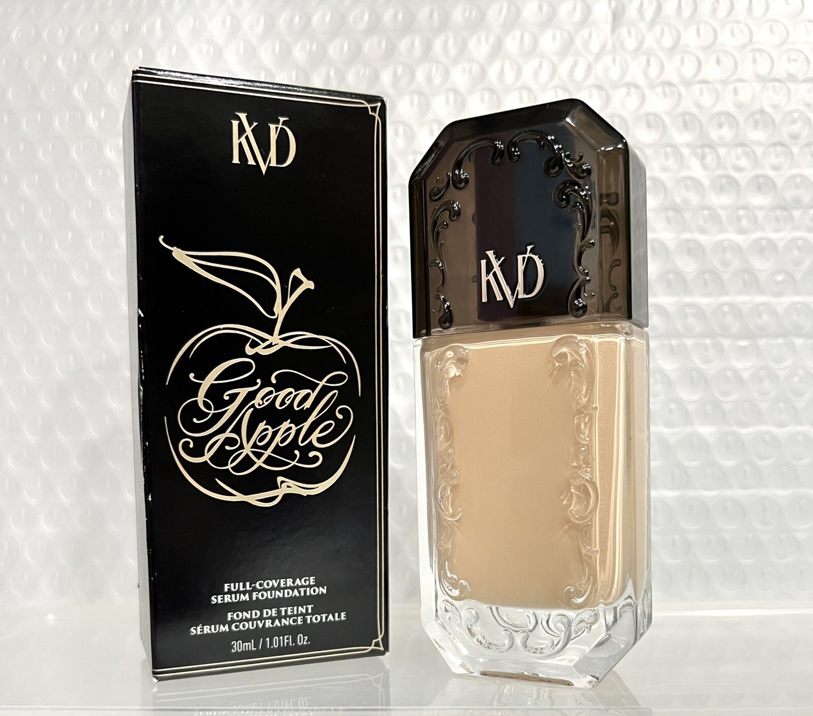 KVD Kat Von D Good Apple Full-Coverage Serum Foundation 045 Medium NIB