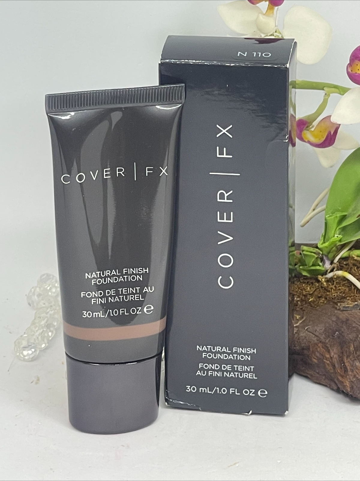 Cover FX Natural Finish Foundation – N 110 – 1 fl oz / 30 ml – New in Box