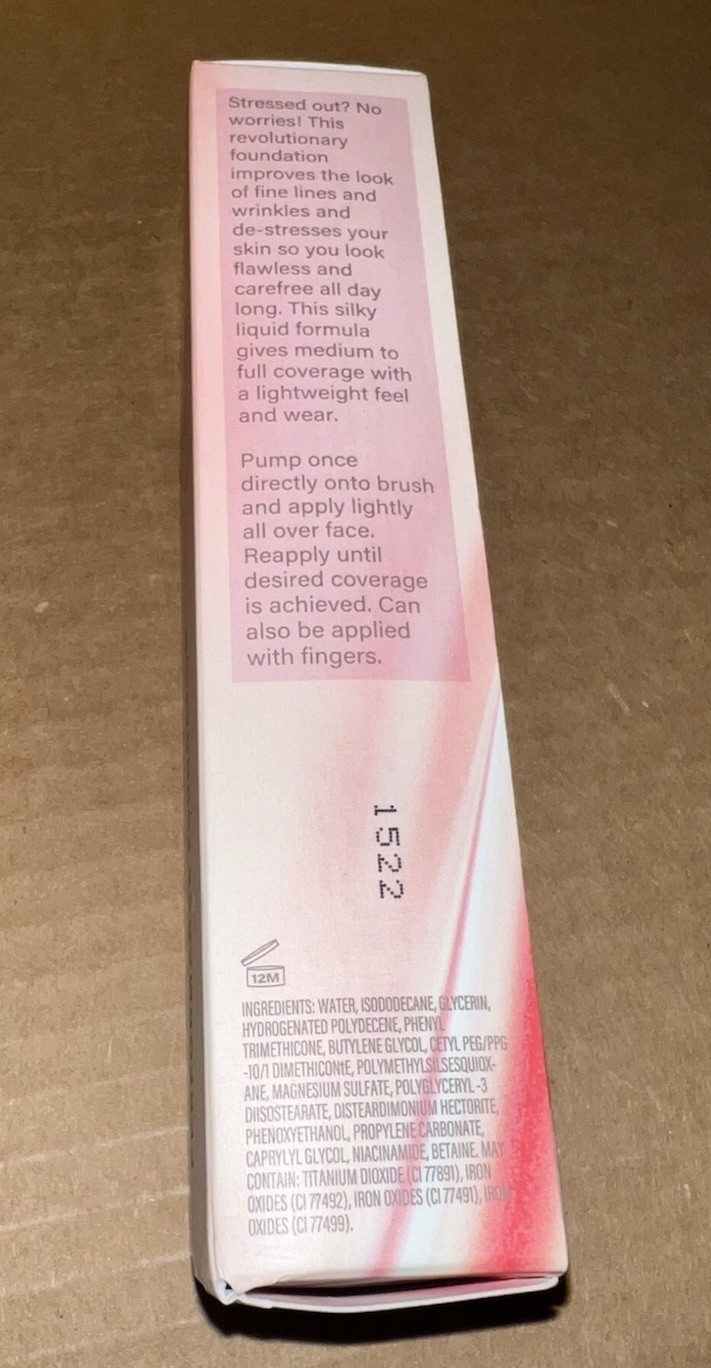 Mally Stress Less Performance Foundation Rich 1 fl oz New With Box