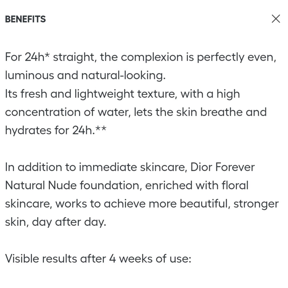 ⭐️NEW⭐️ Dior Forever – Natural Nude Foundation (Shade 2WO, Warm Olive)