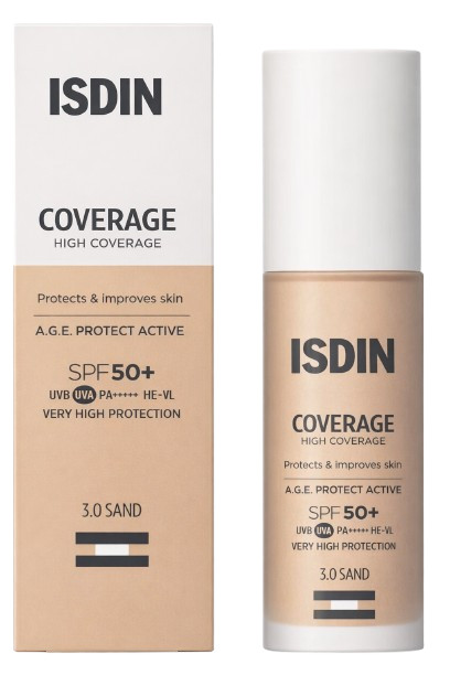 ISDIN Coverage Foundation SPF 50+ 3.0 Sand High Coverage Matte Finish