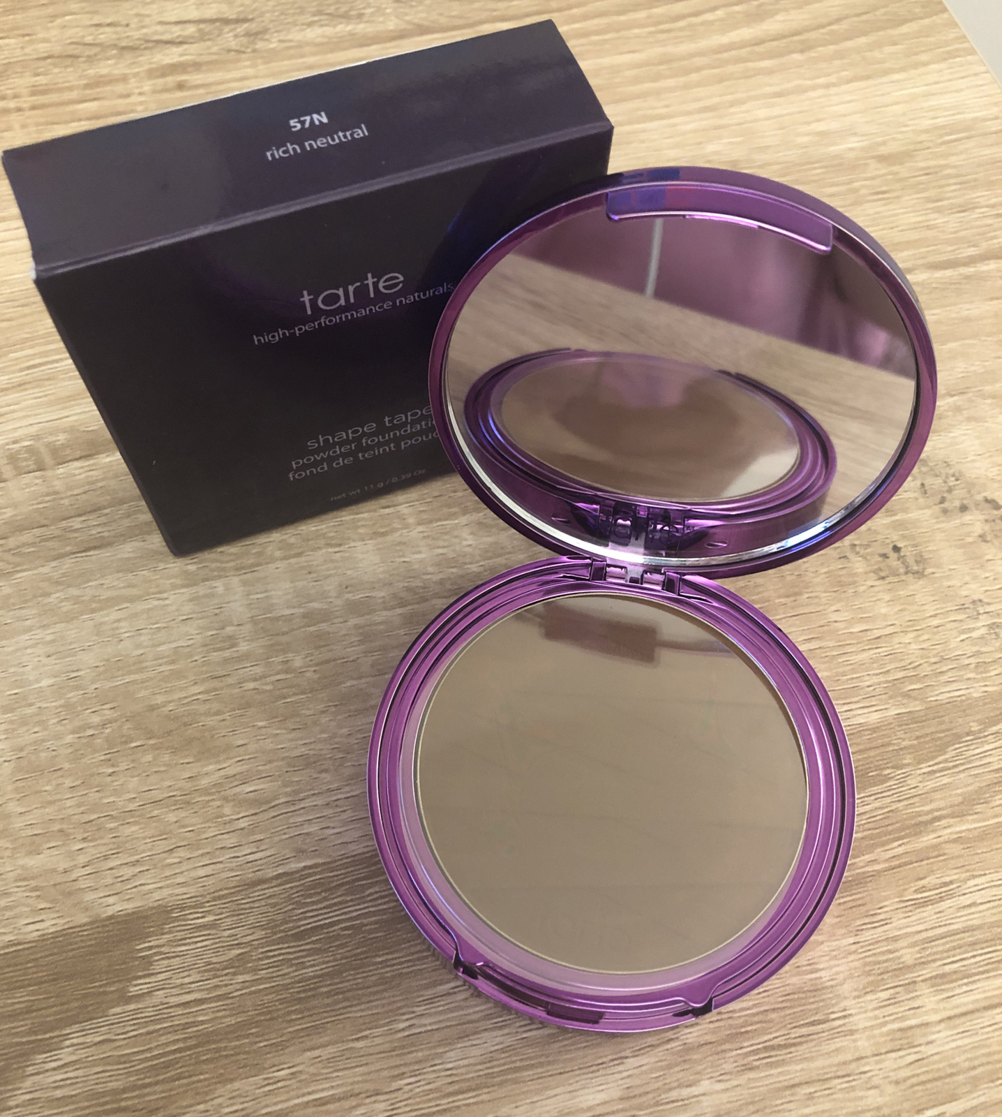 Tarte Shape Tape Powder Foundation *57N Rich Neutral* BNIB full Size Authentic!
