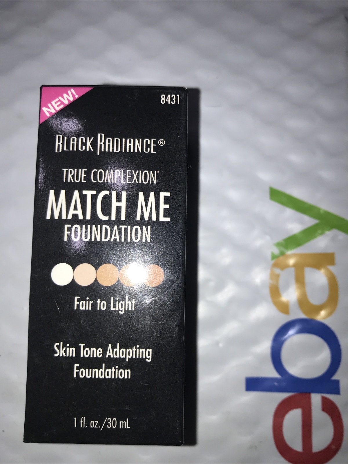 BLACK RADIANCE True Complexion Match Me Foundation 8431 FAIR TO LIGHT