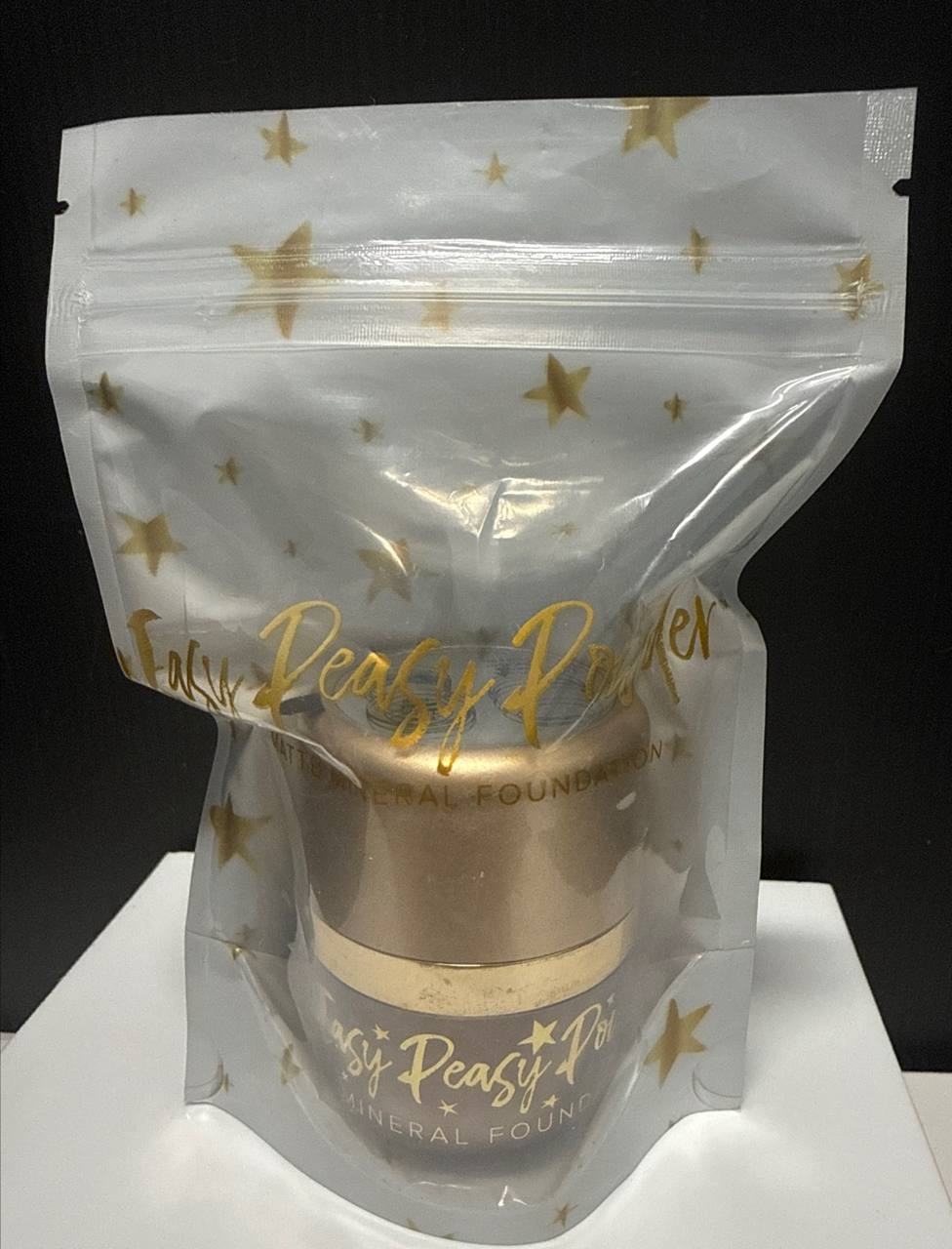 Belle Beauty Kim Gravel Easy Peasy Powder Mineral Foundation Medium Tan 9.5g