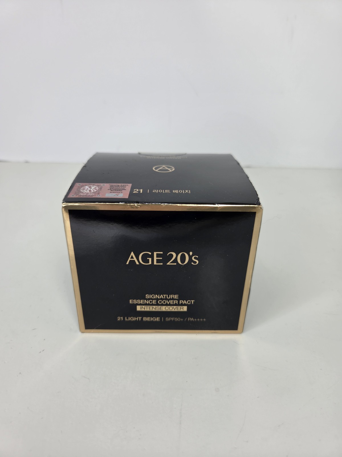 AGE 20’s Signature Essence Cover Pact Intense Cover 21 Light Beige SPF 50+ PA+++