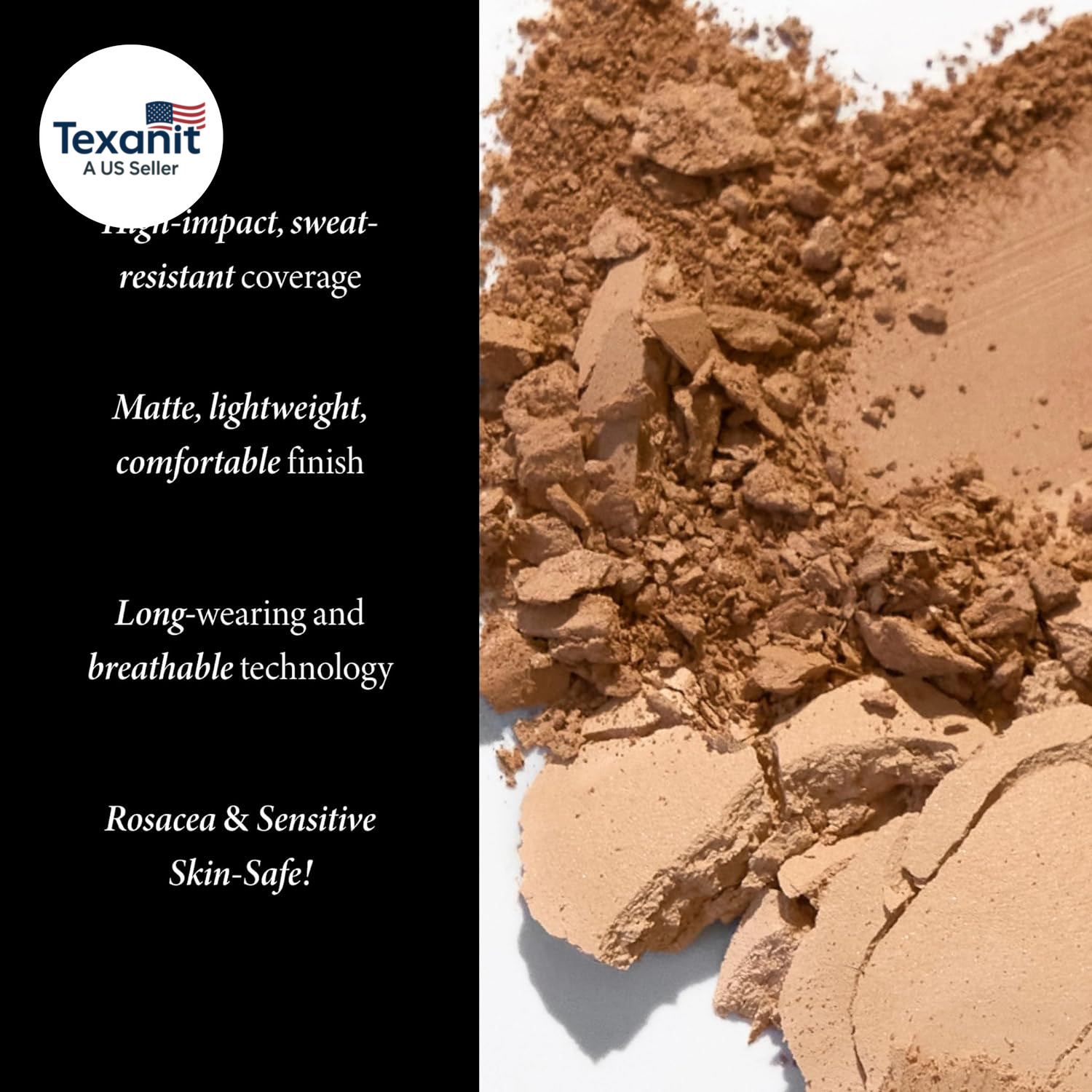 Baked Double Take Powder Foundation – Medium – Buildable Medium to Full Coverage