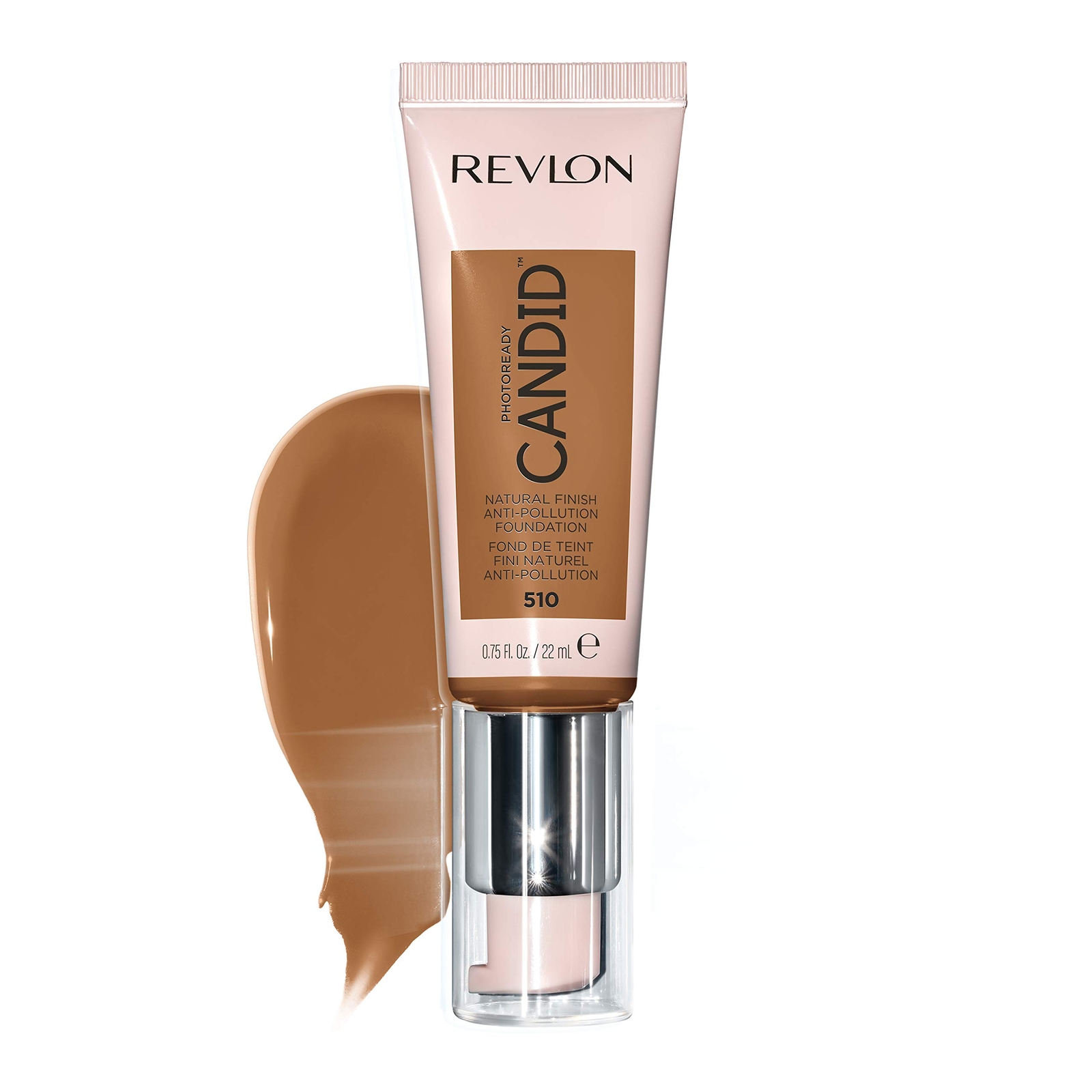 Set of 2 Revlon PhotoReady Candid Natural Finish Foundation, 510 Cappuccino