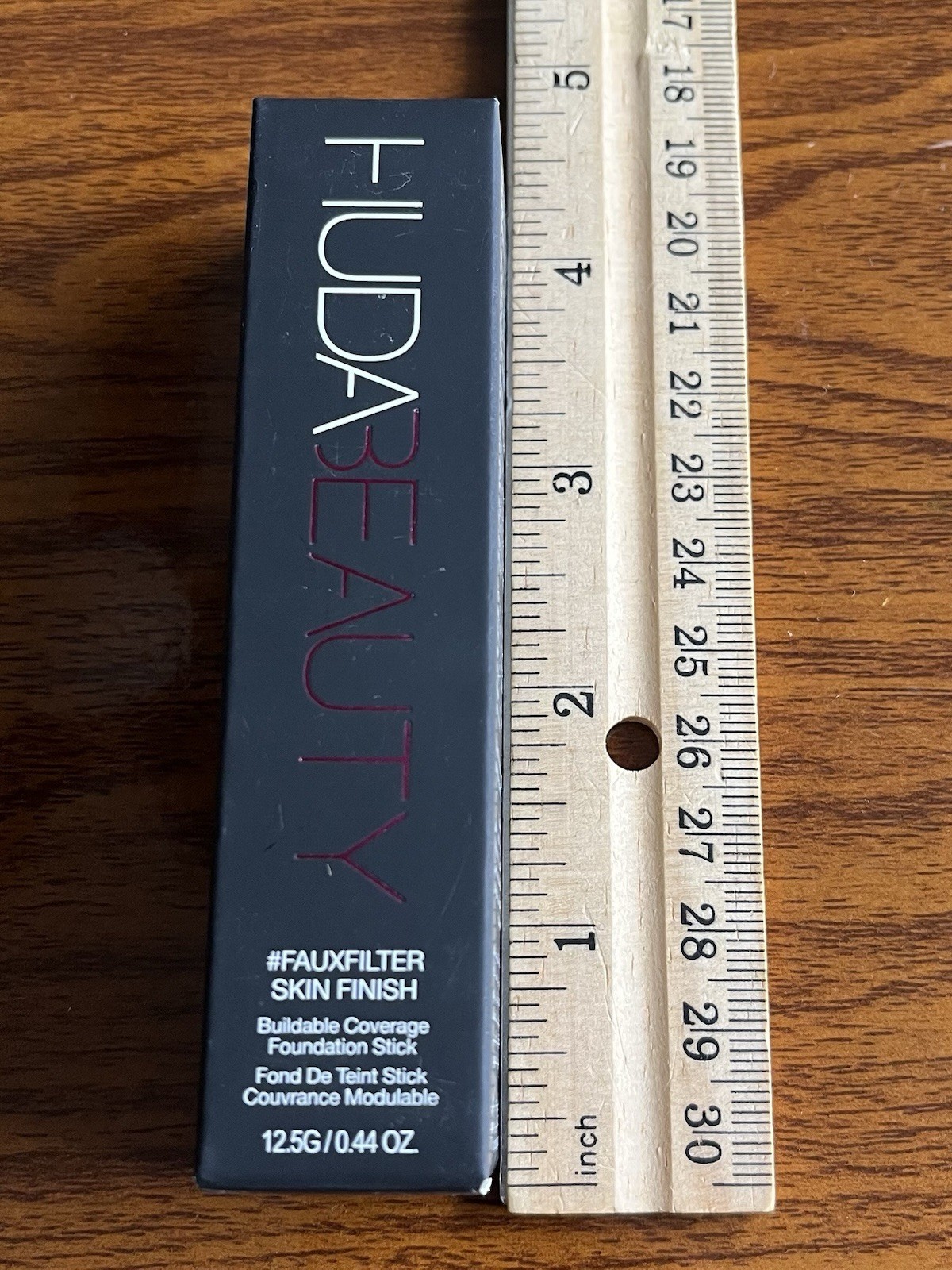 Huda Beauty #FauxFilter Skin Finish Foundation Stick Milkshake 100B 0.44 oz NIB