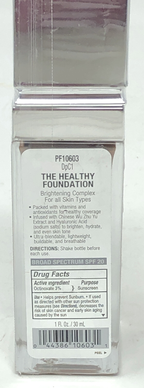 Physician’s Formula The Healthy Brightening Foundation Makeup ~PF10603 DpC1~ NEW